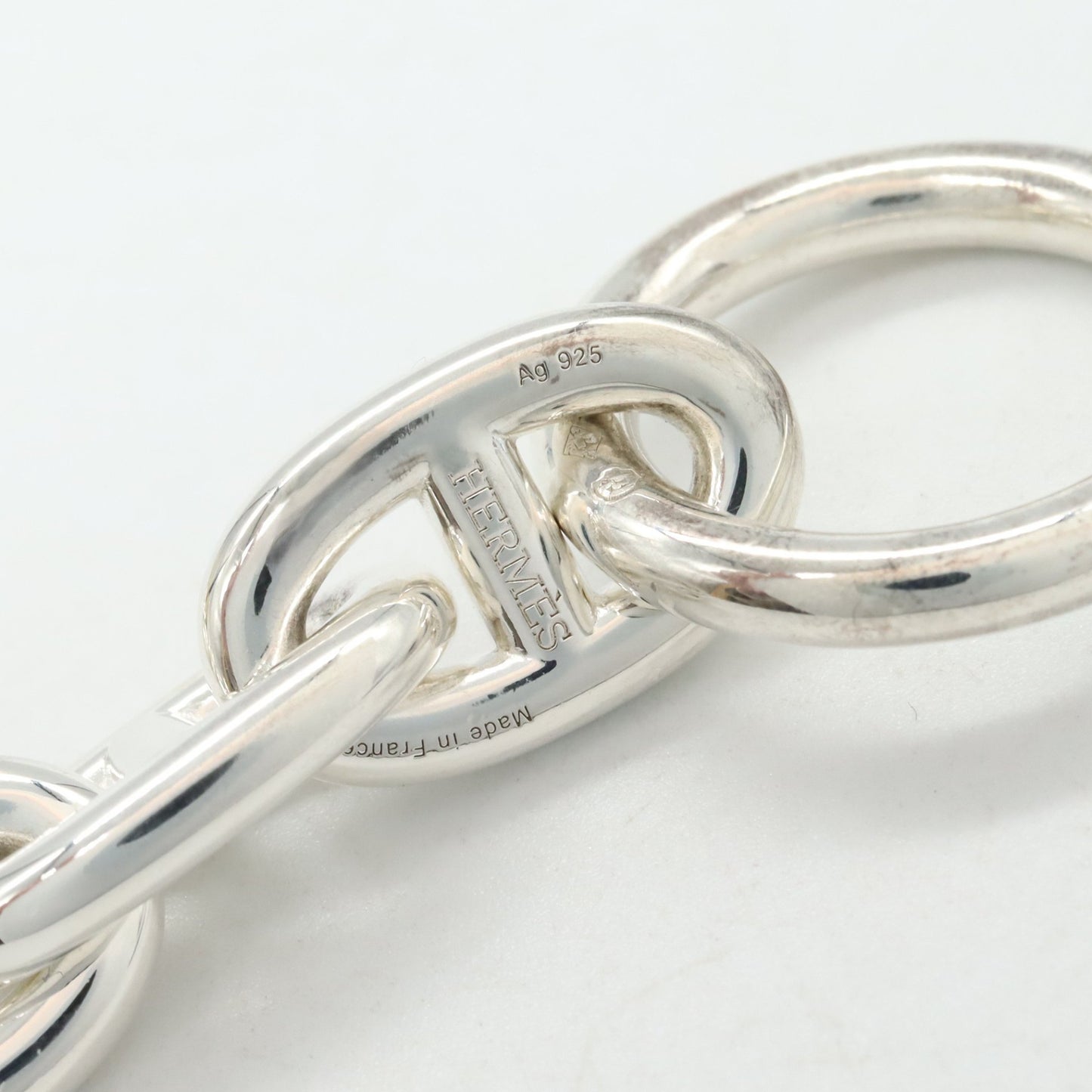 シェーヌダンクルブレスレット MM 17コマ ブレスレット SV925 シルバー エルメス アクセサリー HERMES