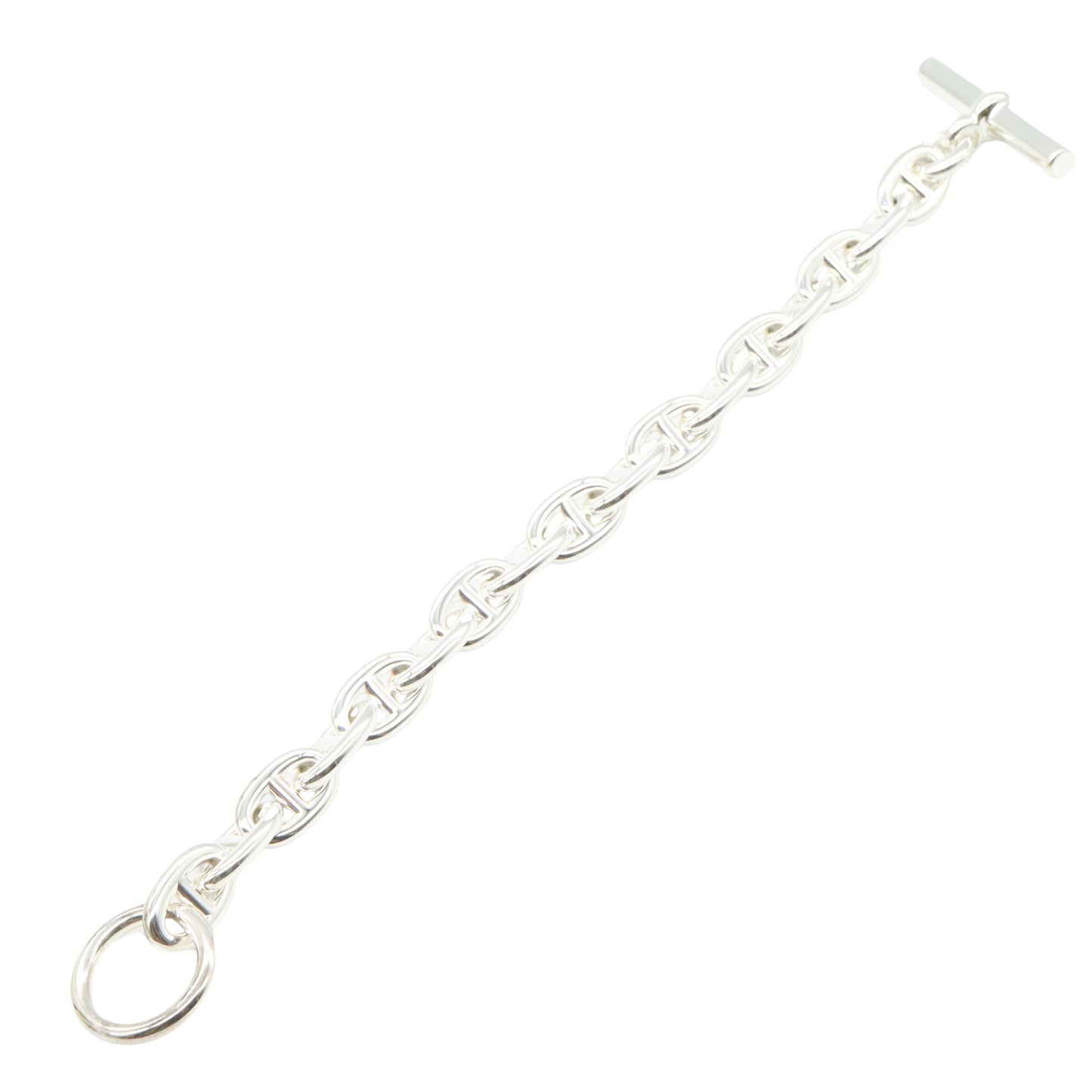 シェーヌダンクルブレスレット MM 17コマ ブレスレット SV925 シルバー エルメス アクセサリー HERMES