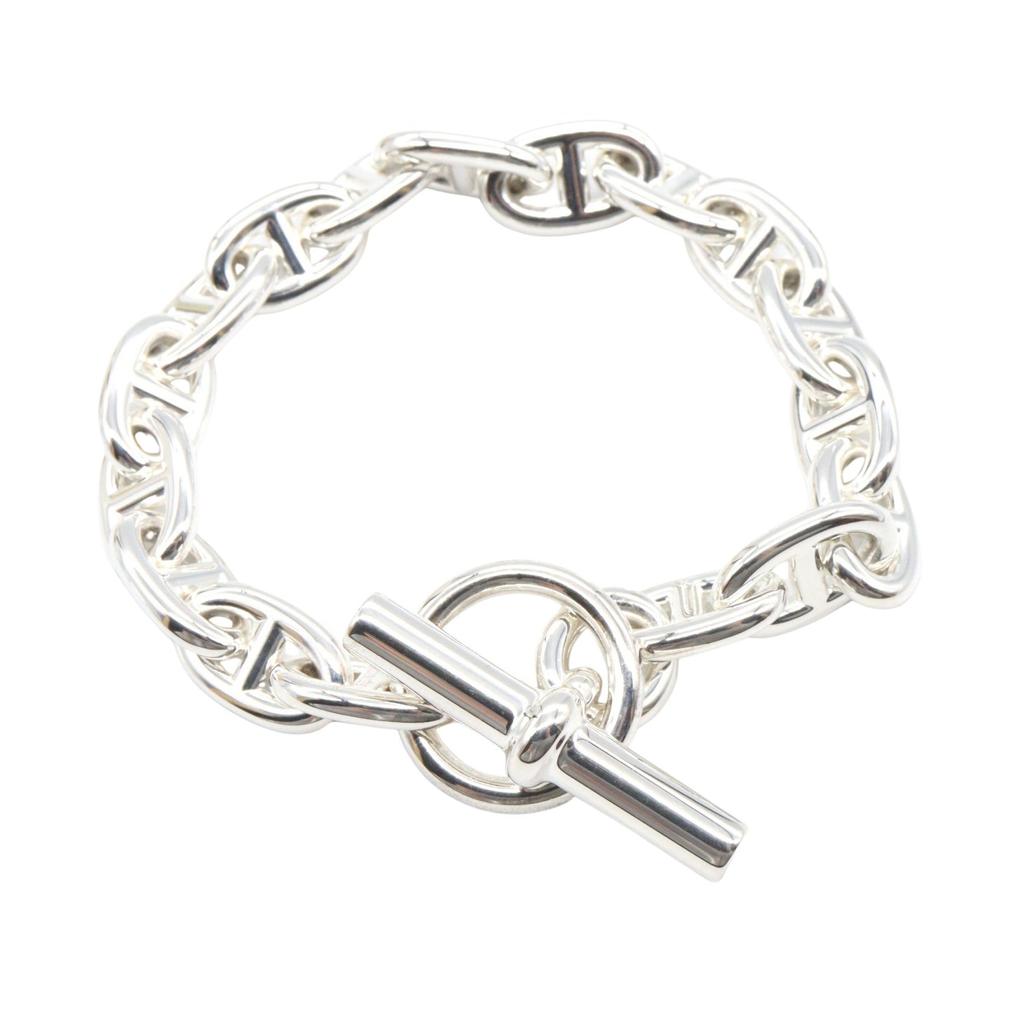 シェーヌダンクルブレスレット MM 17コマ ブレスレット SV925 シルバー エルメス アクセサリー HERMES