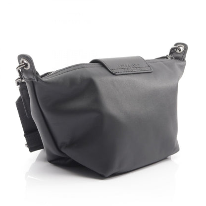 Le Pliage Xtra XS ル プリアージュ エクストラ クロスボディバッグ ショルダーバッグ レザー ブラック ロンシャン バッグ LONGCHAMP