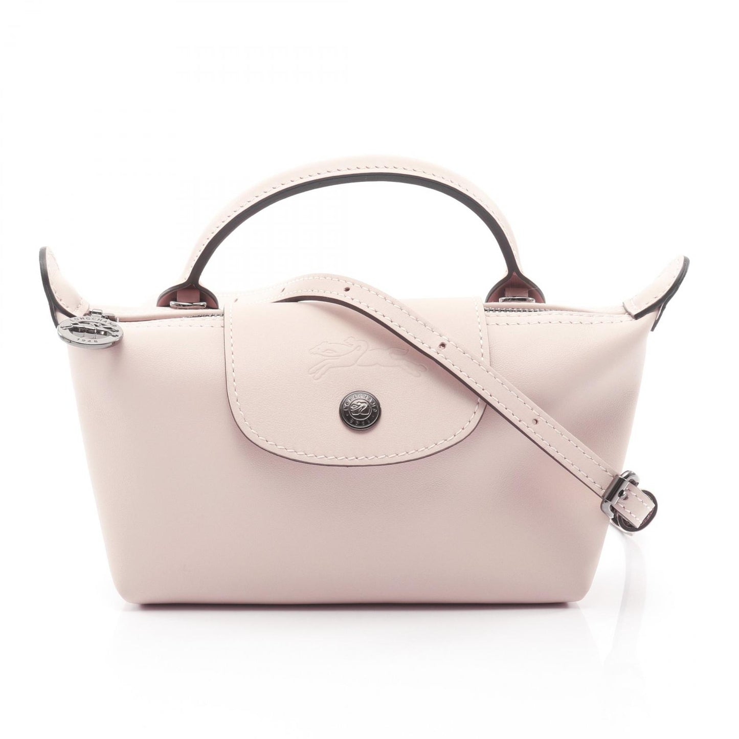 Le Pliage Xtra XS ル プリアージュ エクストラ ポーチ ハンドバッグ レザー ピンク ロンシャン バッグ LONGCHAMP
