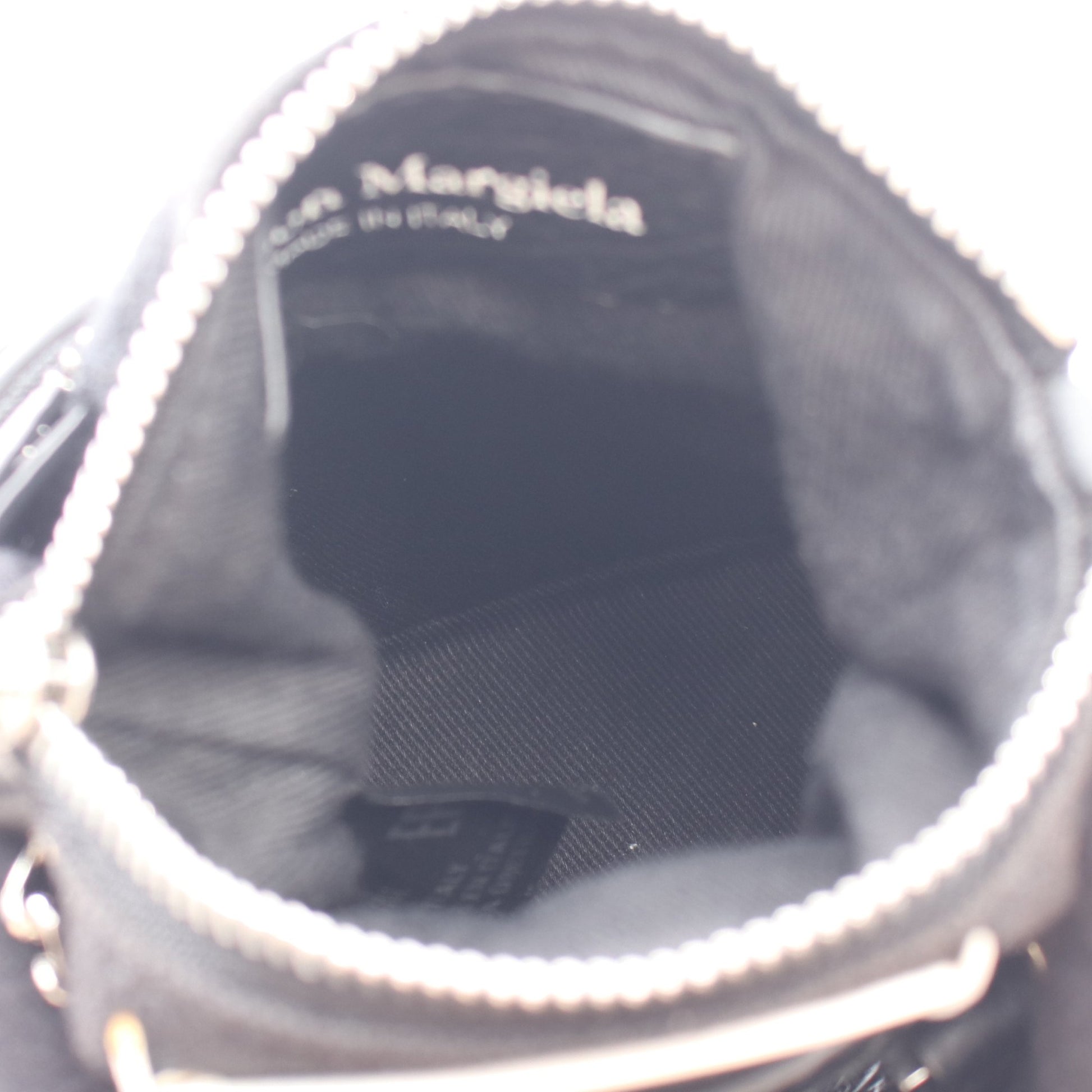 5AC BABY 2WAY チェーンショルダーバッグ レザー ブラック メゾンマルジェラ11 バッグ Maison Margiela 11