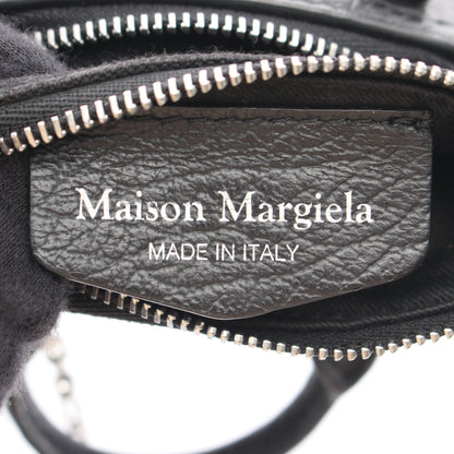 5AC BABY 2WAY チェーンショルダーバッグ レザー ブラック メゾンマルジェラ11 バッグ Maison Margiela 11