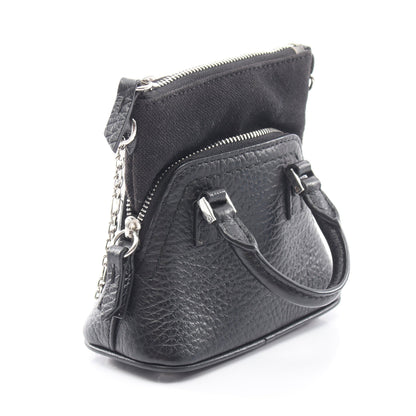 5AC BABY 2WAY チェーンショルダーバッグ レザー ブラック メゾンマルジェラ11 バッグ Maison Margiela 11