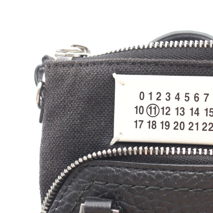 5AC BABY 2WAY チェーンショルダーバッグ レザー ブラック メゾンマルジェラ11 バッグ Maison Margiela 11