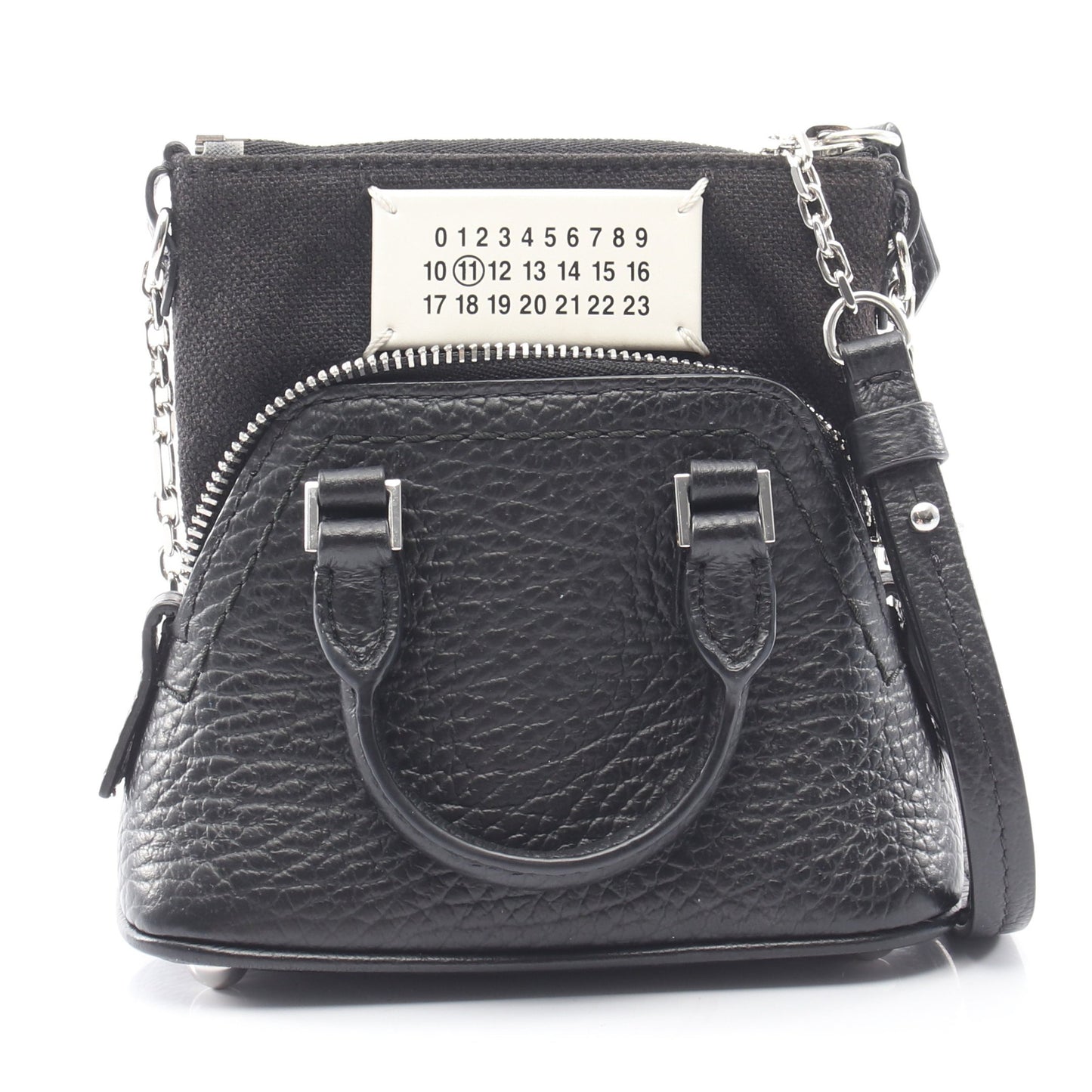 5AC BABY 2WAY チェーンショルダーバッグ レザー ブラック メゾンマルジェラ11 バッグ Maison Margiela 11