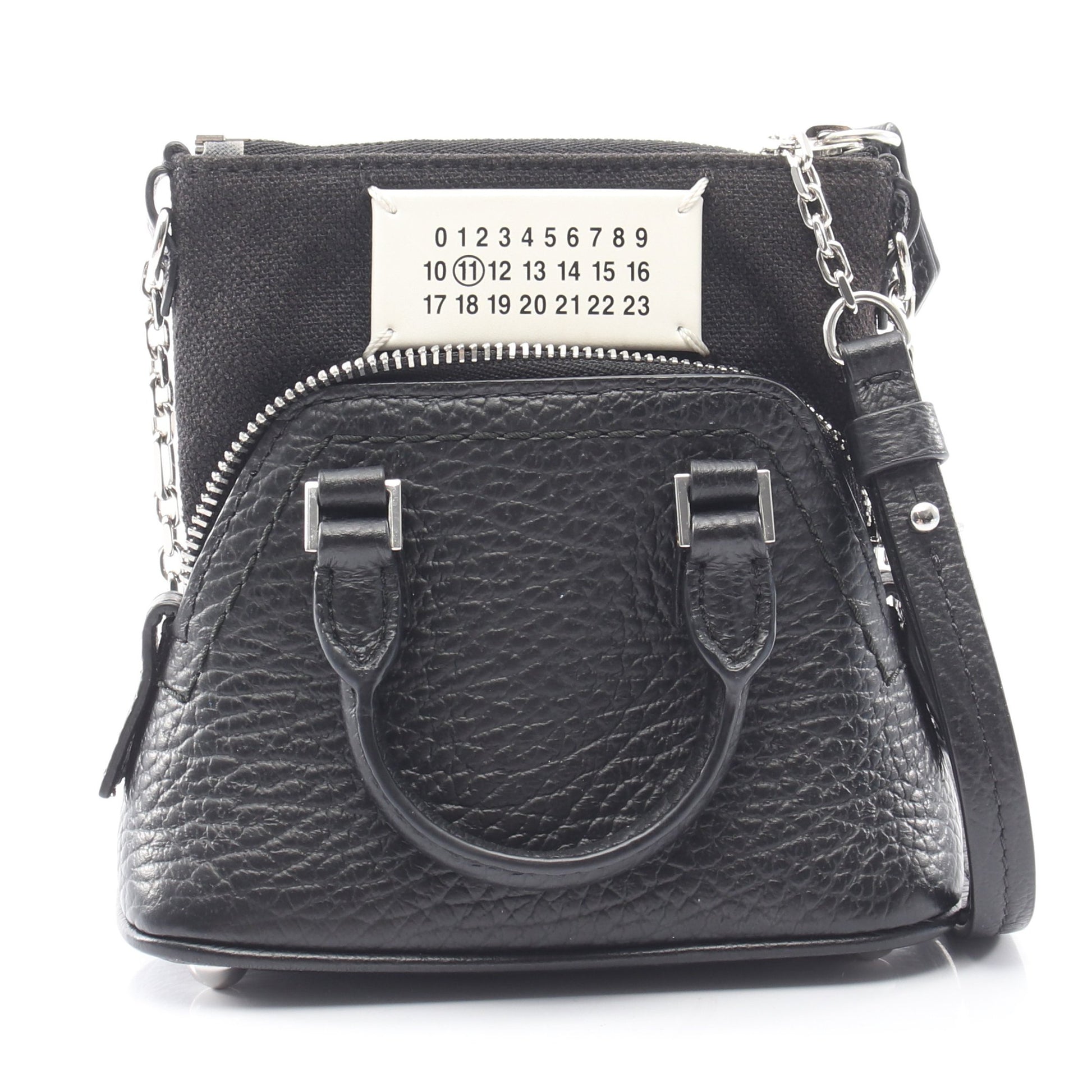 5AC BABY 2WAY チェーンショルダーバッグ レザー ブラック メゾンマルジェラ11 バッグ Maison Margiela 11