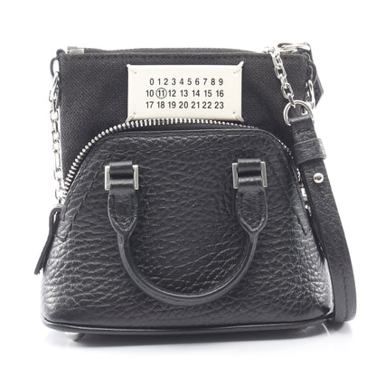 5AC BABY 2WAY チェーンショルダーバッグ レザー ブラック メゾンマルジェラ11 バッグ Maison Margiela 11