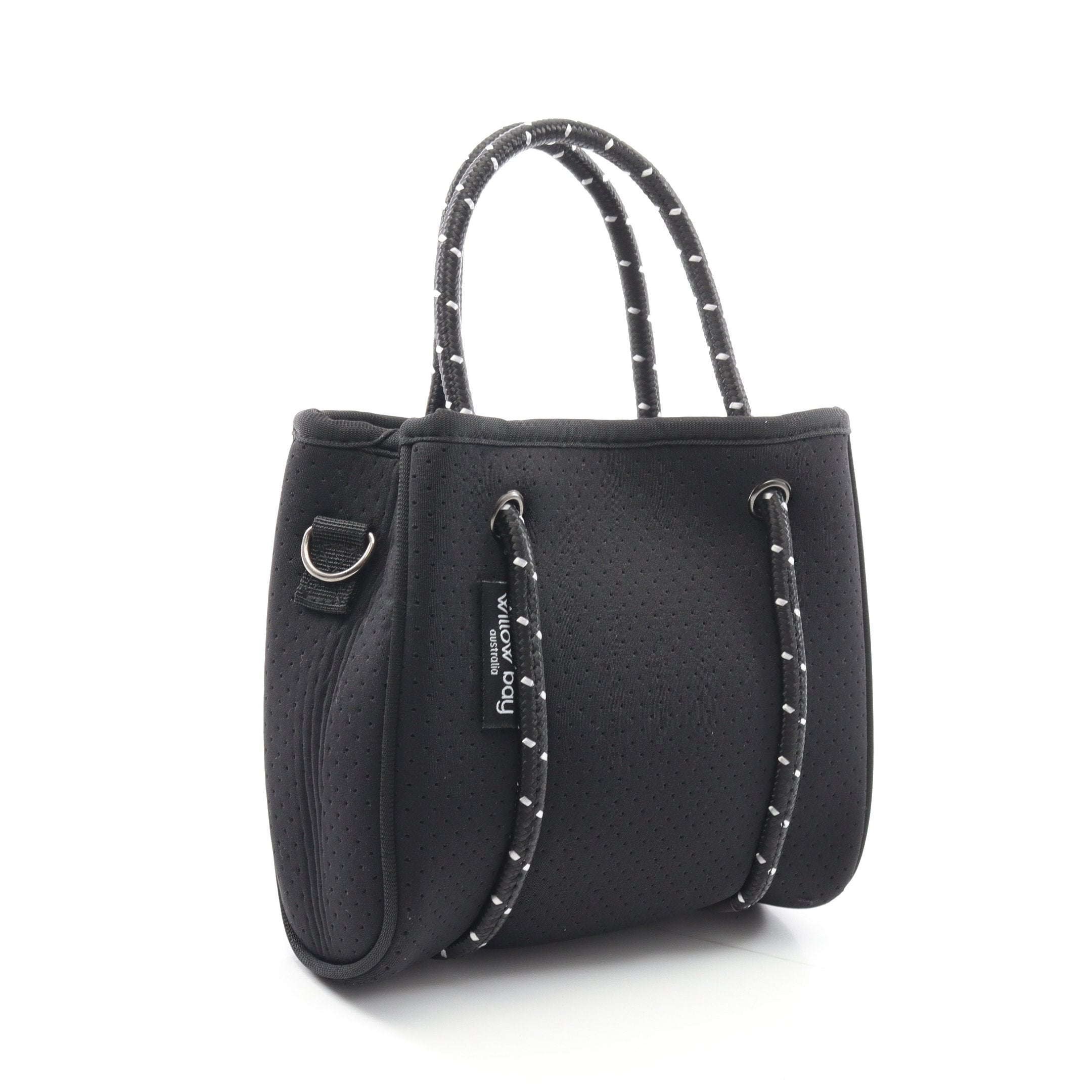 ハンドバッグ トートバッグ ネオプレン ブラック 2WAY ウィローベイ