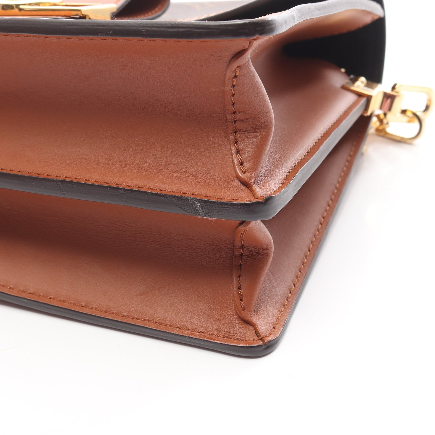ドーフィーヌMM モノグラムリバース チェーンショルダーバッグ PVC レザー ブラウン 2WAY ルイヴィトン バッグ LOUIS VUITTON