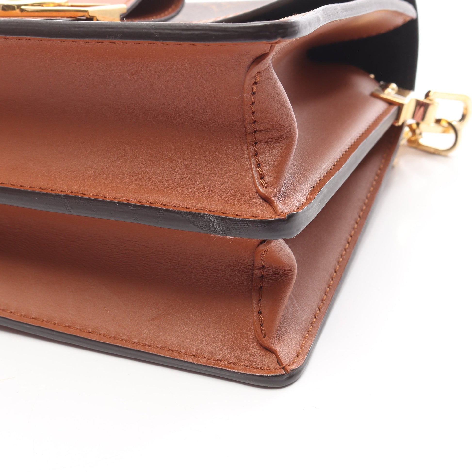 ドーフィーヌMM モノグラムリバース チェーンショルダーバッグ PVC レザー ブラウン 2WAY ルイヴィトン バッグ LOUIS VUITTON