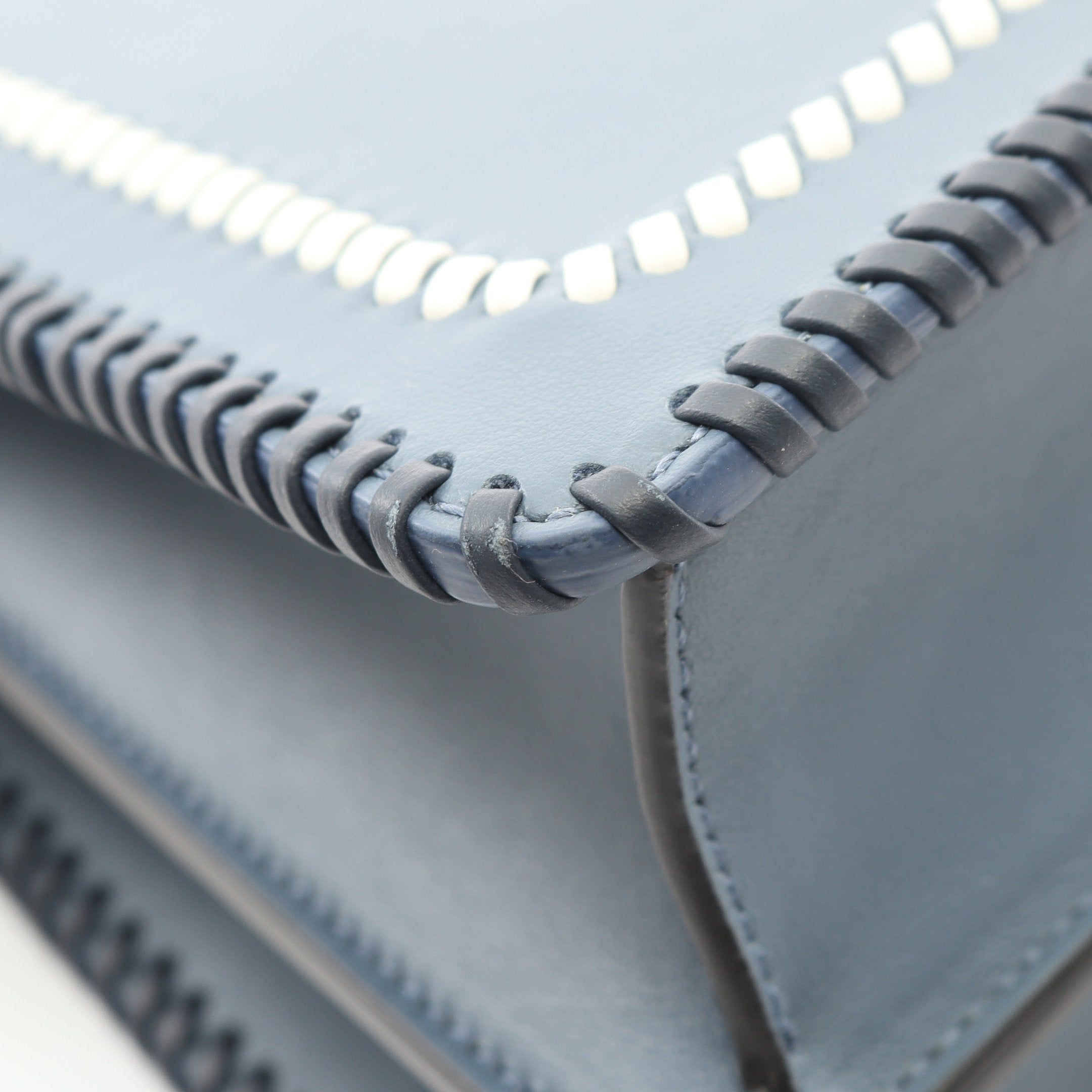 ピーカブー アイシーユー スモール ハンドバッグ レザー ブルー