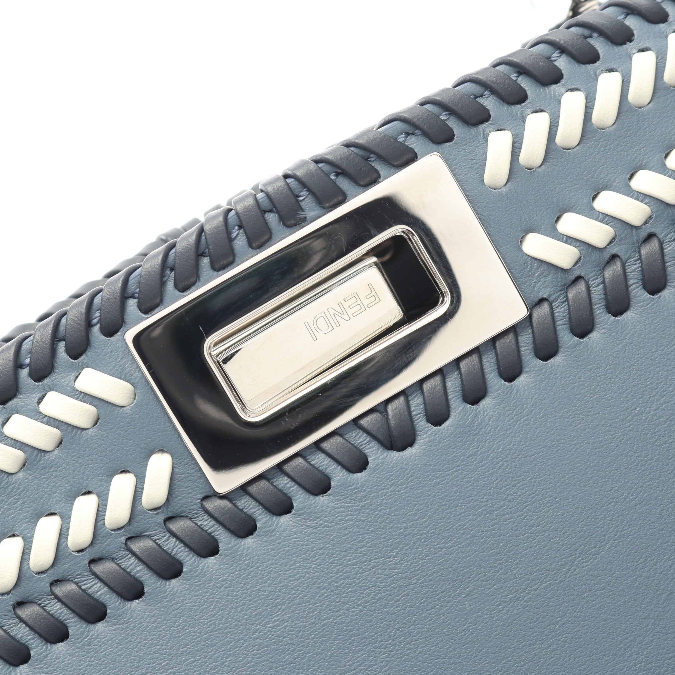 ピーカブー アイシーユー スモール ハンドバッグ レザー ブルー