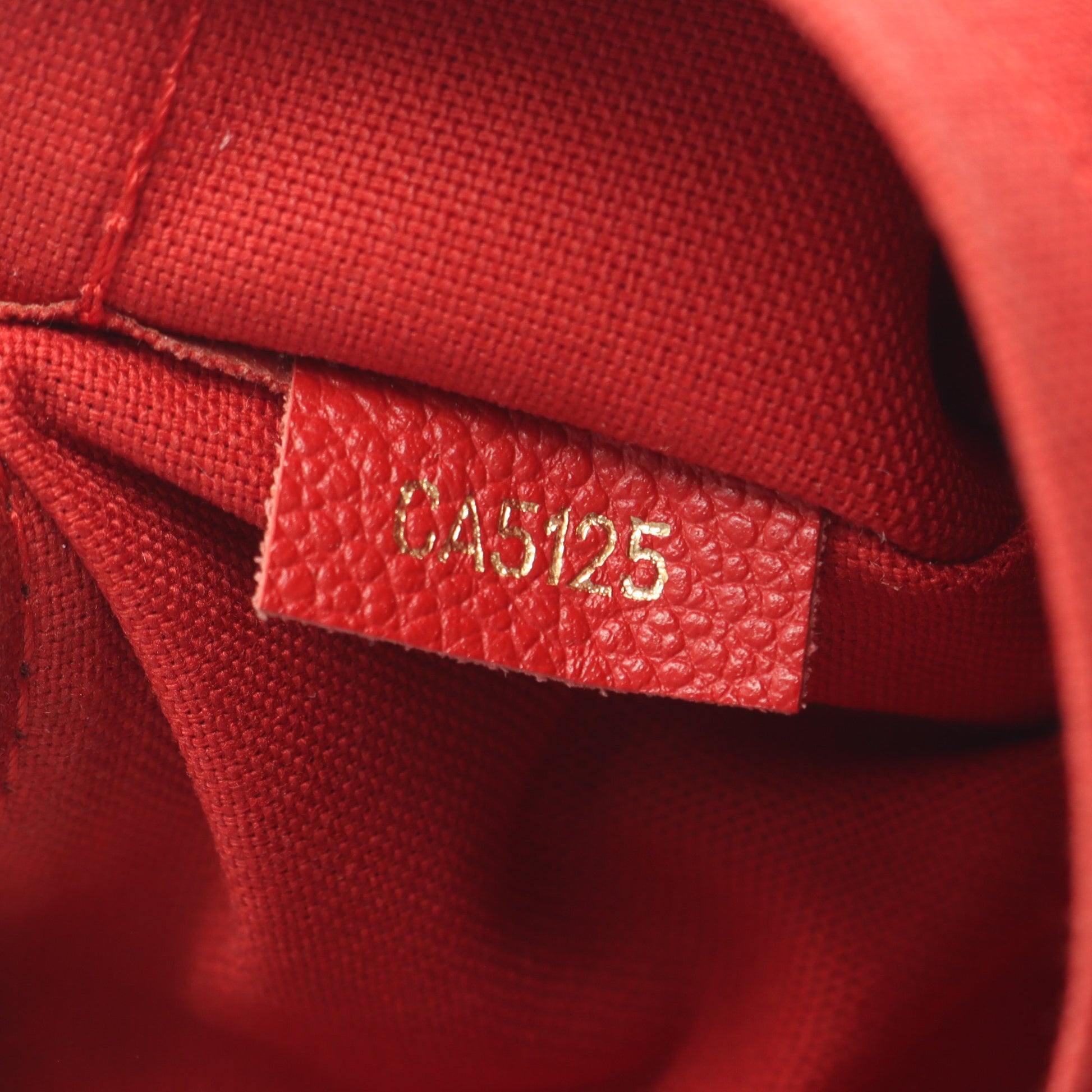パラス クラッチ モノグラム スリーズ チェーンハンドバッグ PVC レザー ブラウン レッド 2WAY ルイヴィトン バッグ LOUIS VUITTON