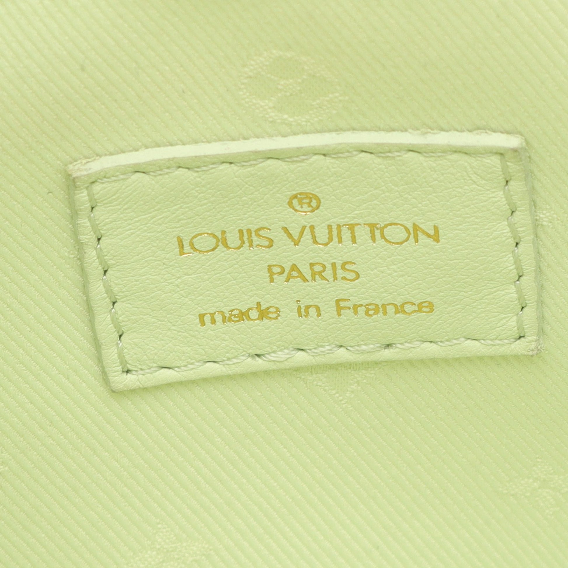 オーバーザムーン バブルグラム ヴェールドー チェーンハンドバッグ レザー ライトグリーン 2WAY ルイヴィトン バッグ LOUIS VUITTON
