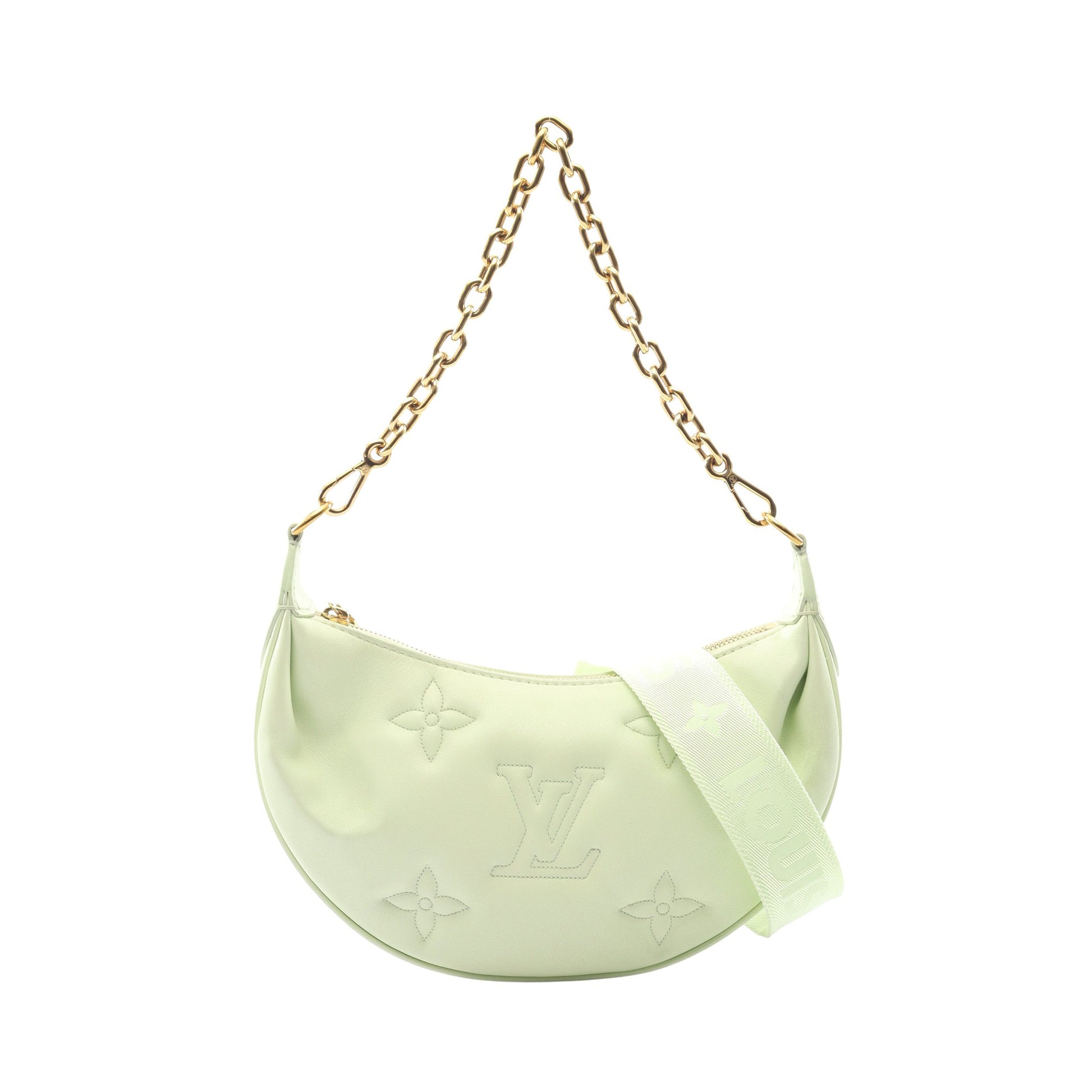 オーバーザムーン バブルグラム ヴェールドー チェーンハンドバッグ レザー ライトグリーン 2WAY ルイヴィトン バッグ LOUIS VUITTON
