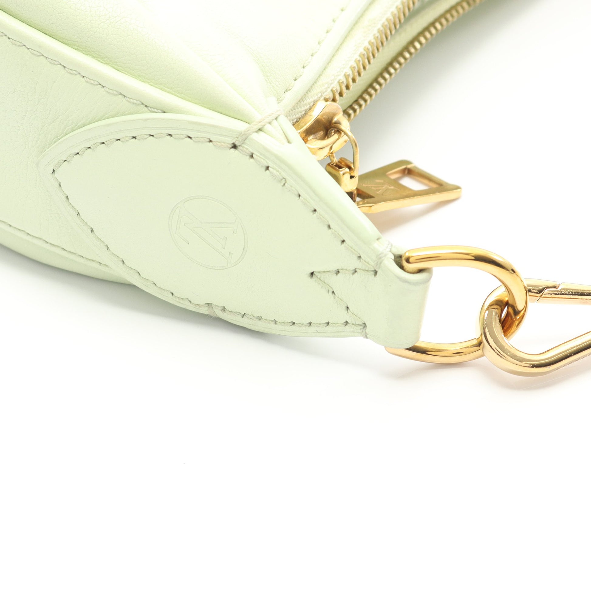 オーバーザムーン バブルグラム ヴェールドー チェーンハンドバッグ レザー ライトグリーン 2WAY ルイヴィトン バッグ LOUIS VUITTON