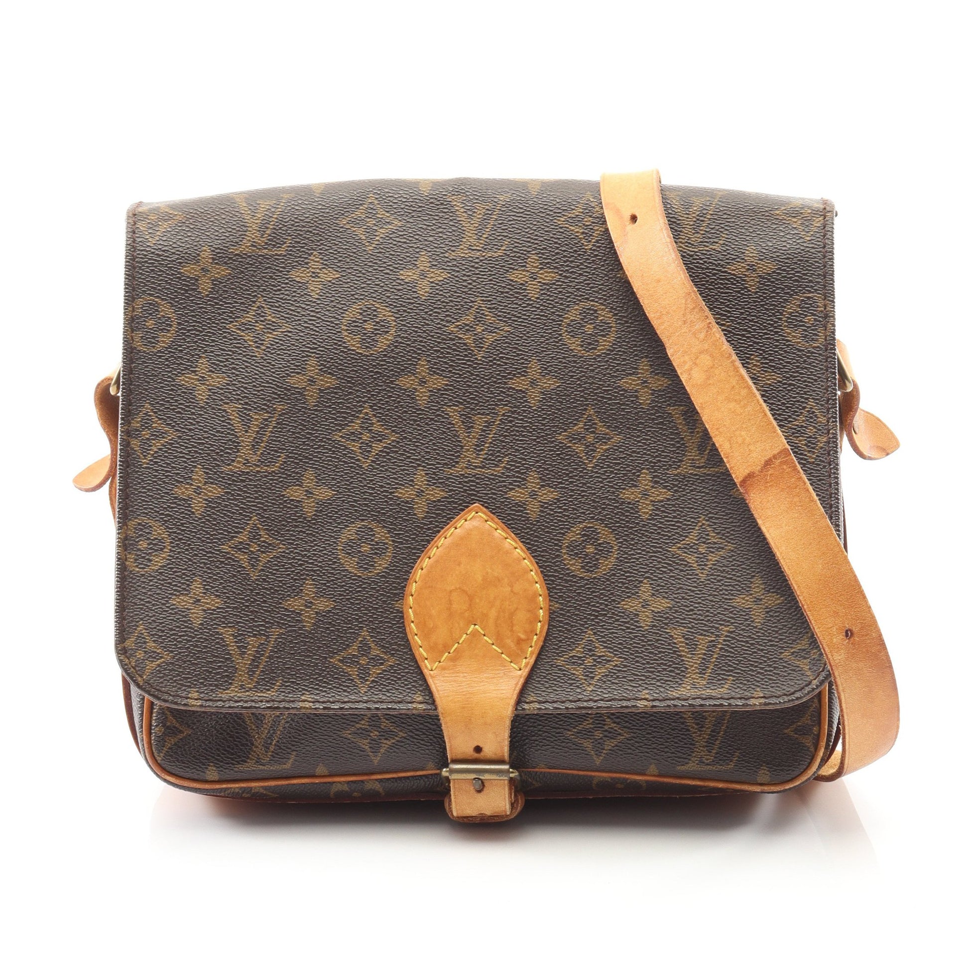 カルトシエールGM モノグラム ショルダーバッグ PVC レザー ブラウン ルイヴィトン バッグ LOUIS VUITTON