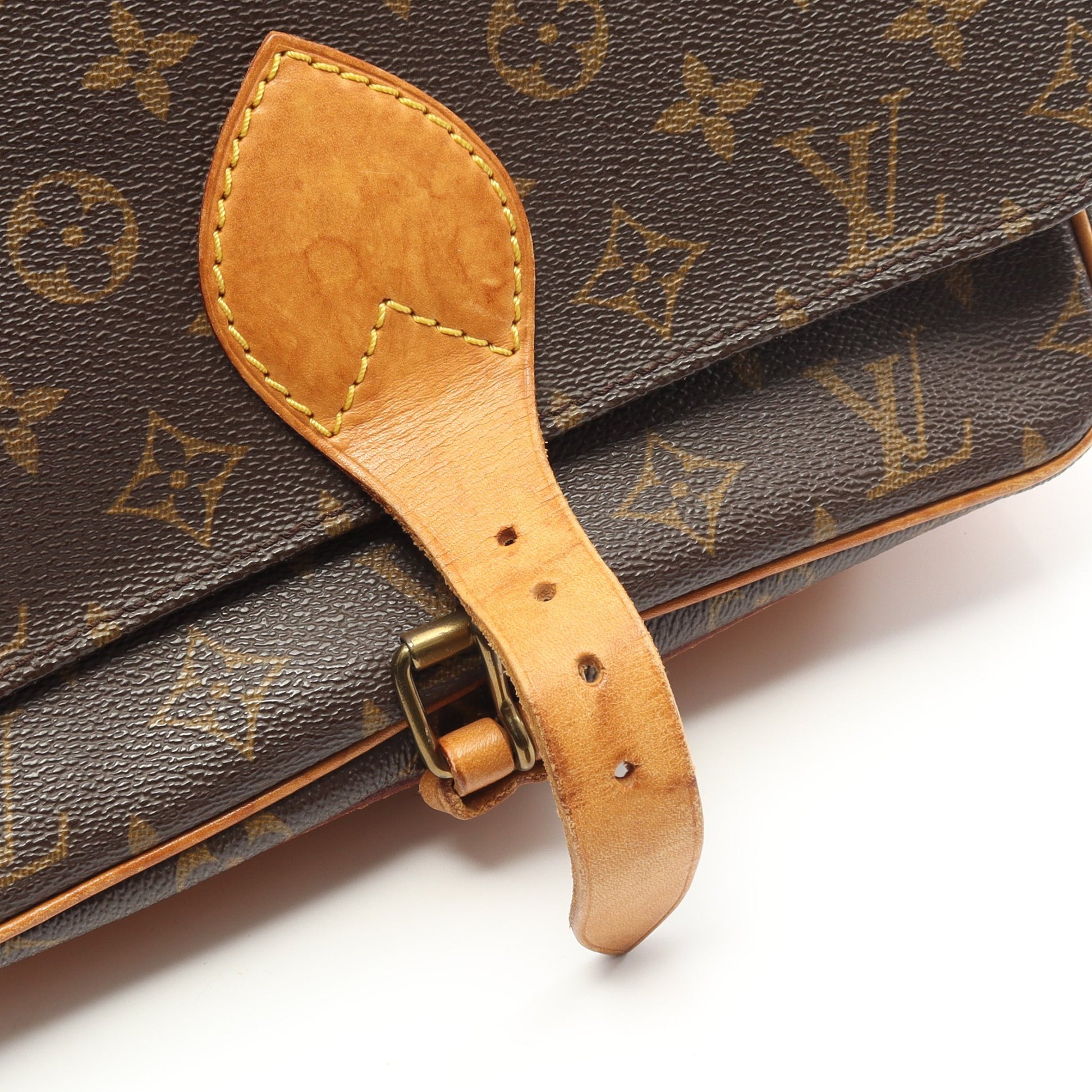 カルトシエールGM モノグラム ショルダーバッグ PVC レザー ブラウン ルイヴィトン バッグ LOUIS VUITTON