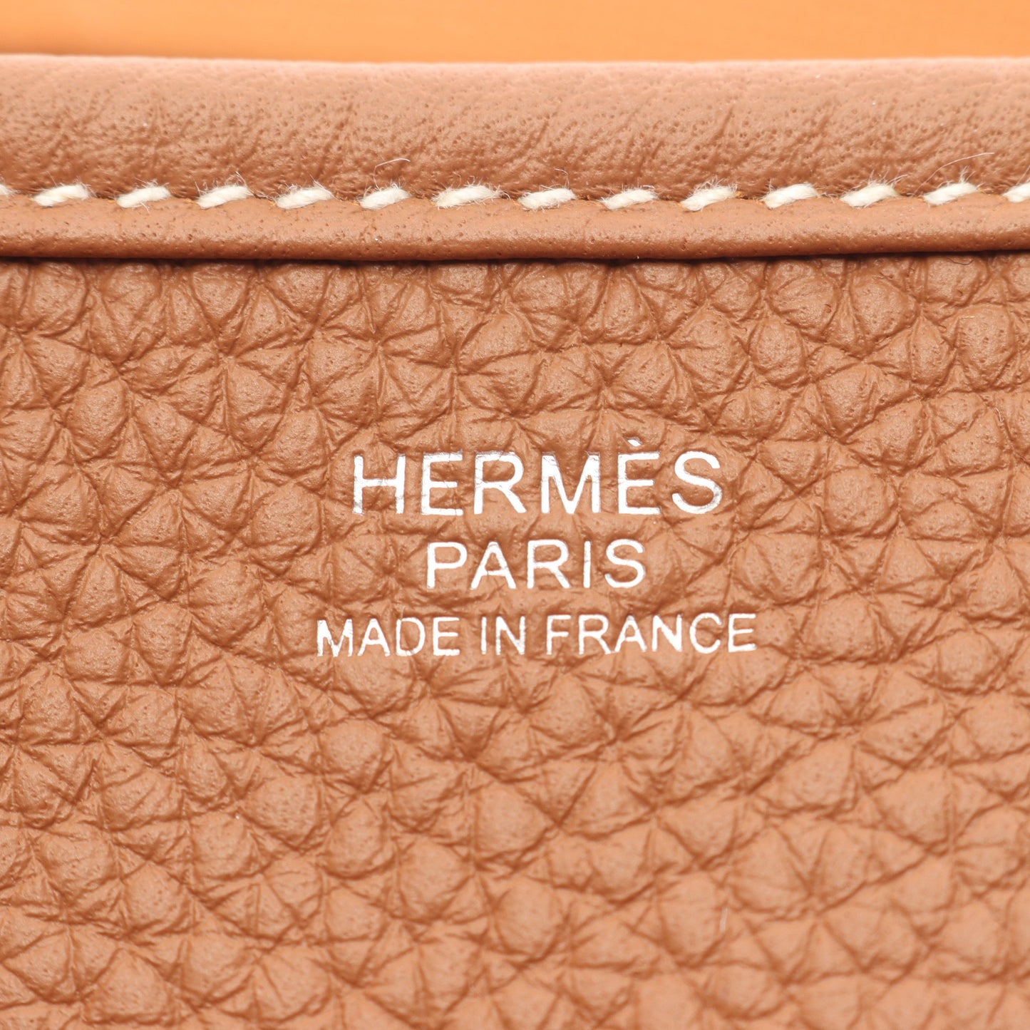 エヴリン 3 トロワ PM ゴールド ショルダーバッグ トリヨンクレマンス ブラウン シルバー金具 W刻印 エルメス バッグ HERMES