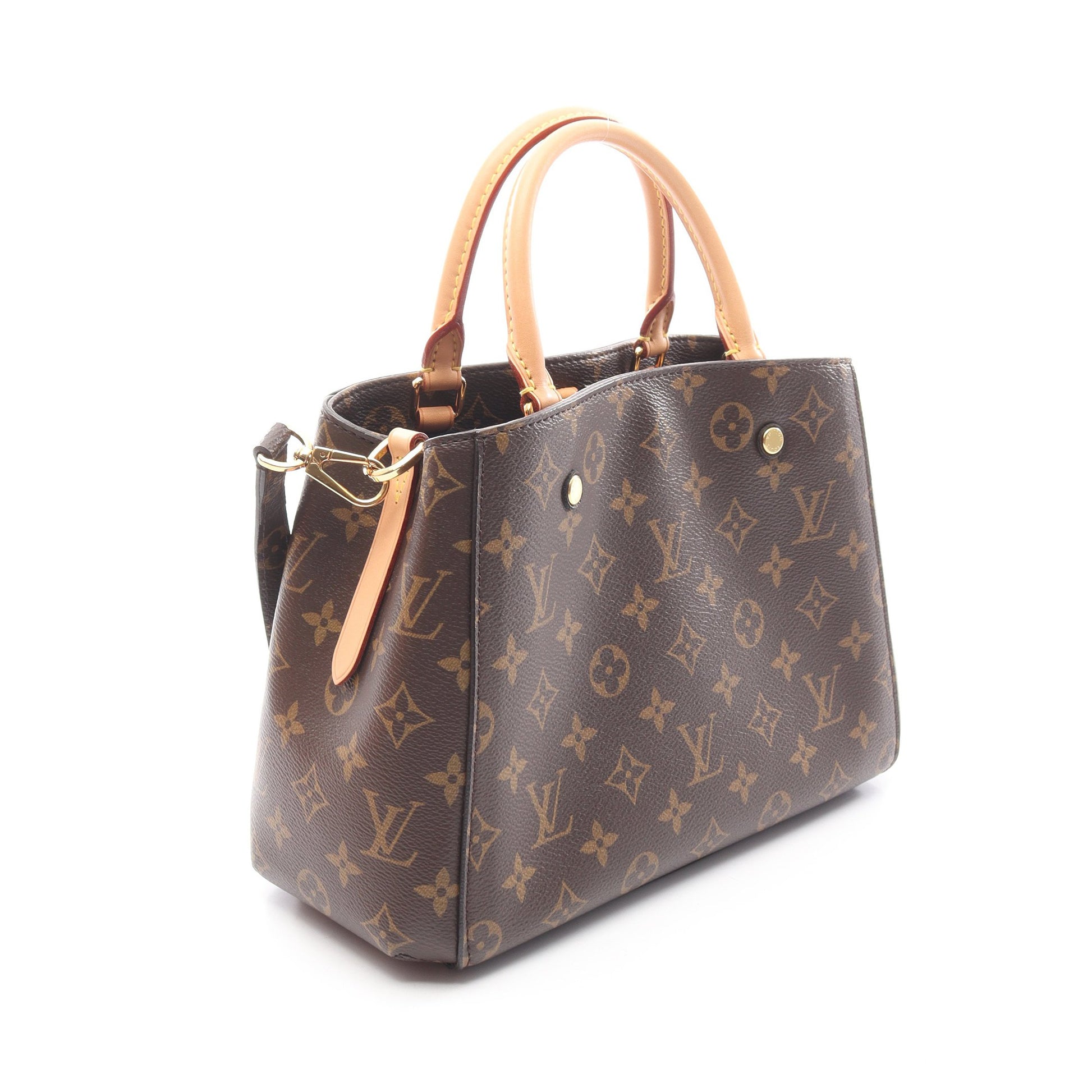 モンテーニュBB モノグラム ハンドバッグ PVC レザー ブラウン 2WAY ルイヴィトン バッグ LOUIS VUITTON