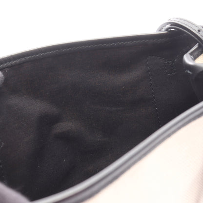 ネイビーカバ XS ハンドバッグ キャンバス レザー アイボリー ブラック 2WAY バレンシアガ バッグ BALENCIAGA