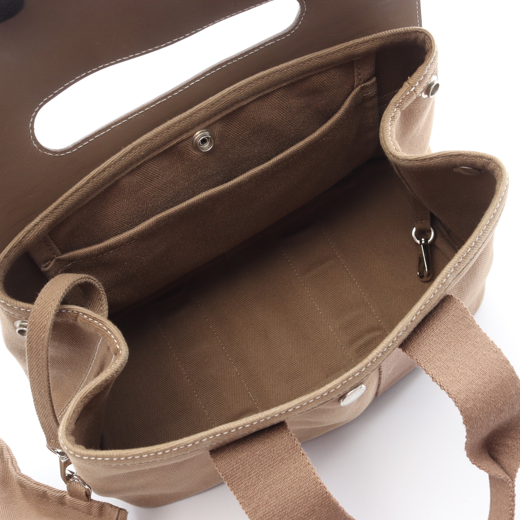カ*シ様 HERMES エルメス　ヴァルパライソPM エトゥープ　トワルシェブロ HERMES（エルメス） ヴァルパライソPM バルパライソPM ハンドバッグ