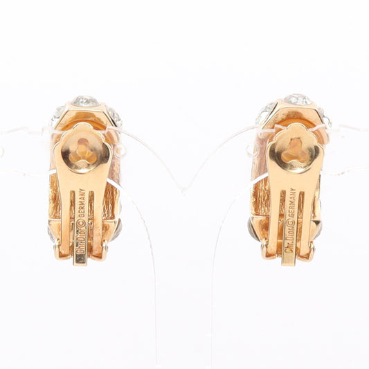 イヤリング GP ラインストーン ゴールド クリア クリスチャンディオール アクセサリー Christian Dior