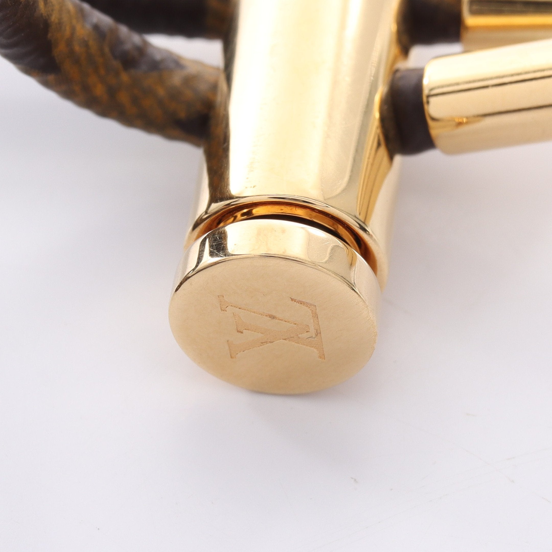 LOUIS VUITTON ルイ・ヴィトン ネックレス コリエ トグル モノグラム コリエ トグル モノグラム ネックレス PVC GP ブラウン ゴールド ルイ