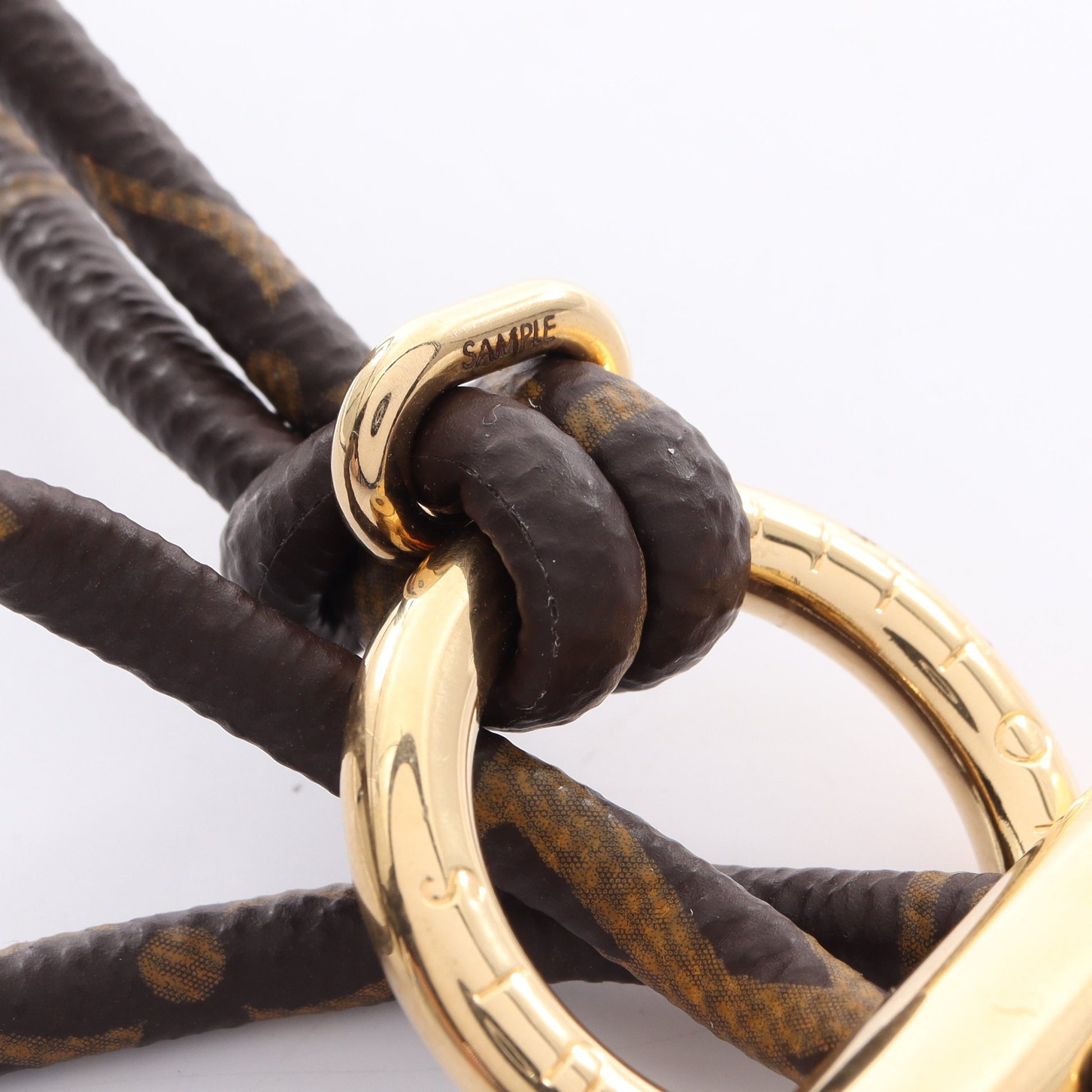 コリエ トグル モノグラム ネックレス PVC GP ブラウン ゴールド ルイヴィトン アクセサリー LOUIS VUITTON