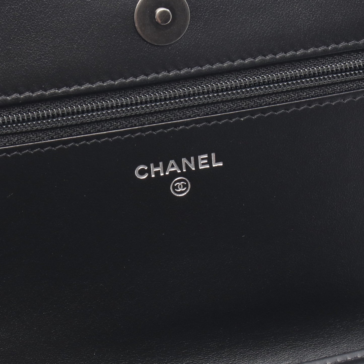 ボーイシャネル マトラッセ チェーンウォレット キャビアスキン ブラック シルバー金具 シャネル バッグ CHANEL