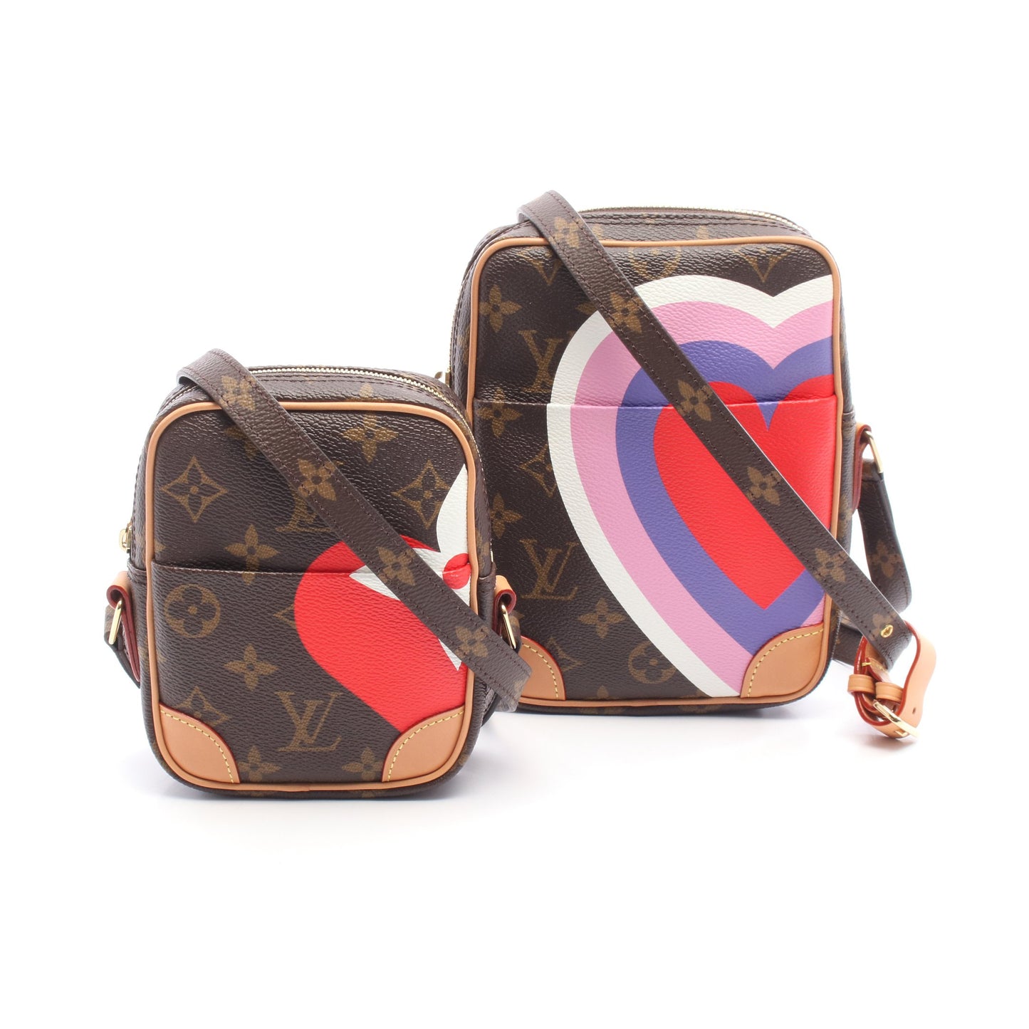 パナム セット ゲーム オン モノグラム ショルダーバッグ PVC レザー ブラウン マルチカラー ルイヴィトン バッグ LOUIS VUITTON