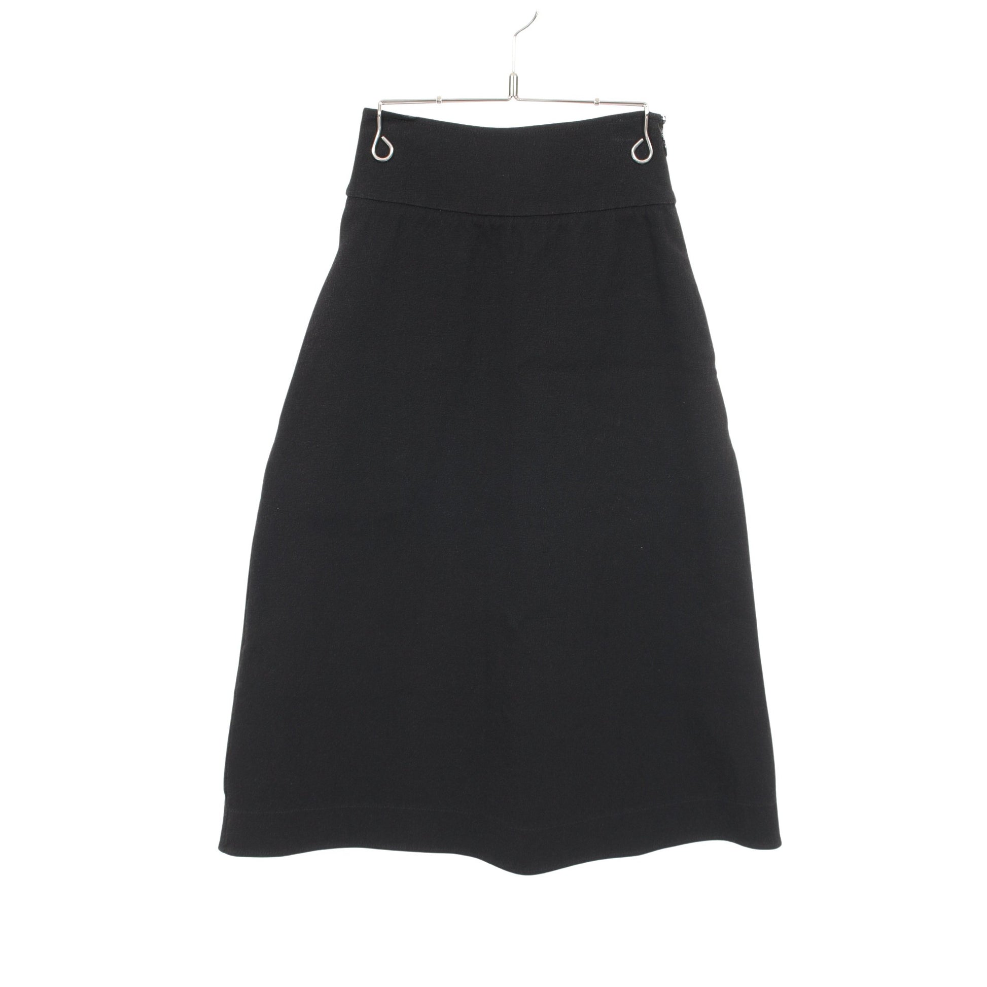 スカート レーヨン コットン ブラック ジルサンダー ボトムス JIL SANDER