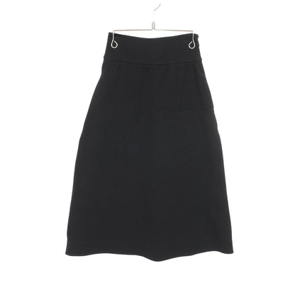 スカート レーヨン コットン ブラック ジルサンダー ボトムス JIL SANDER
