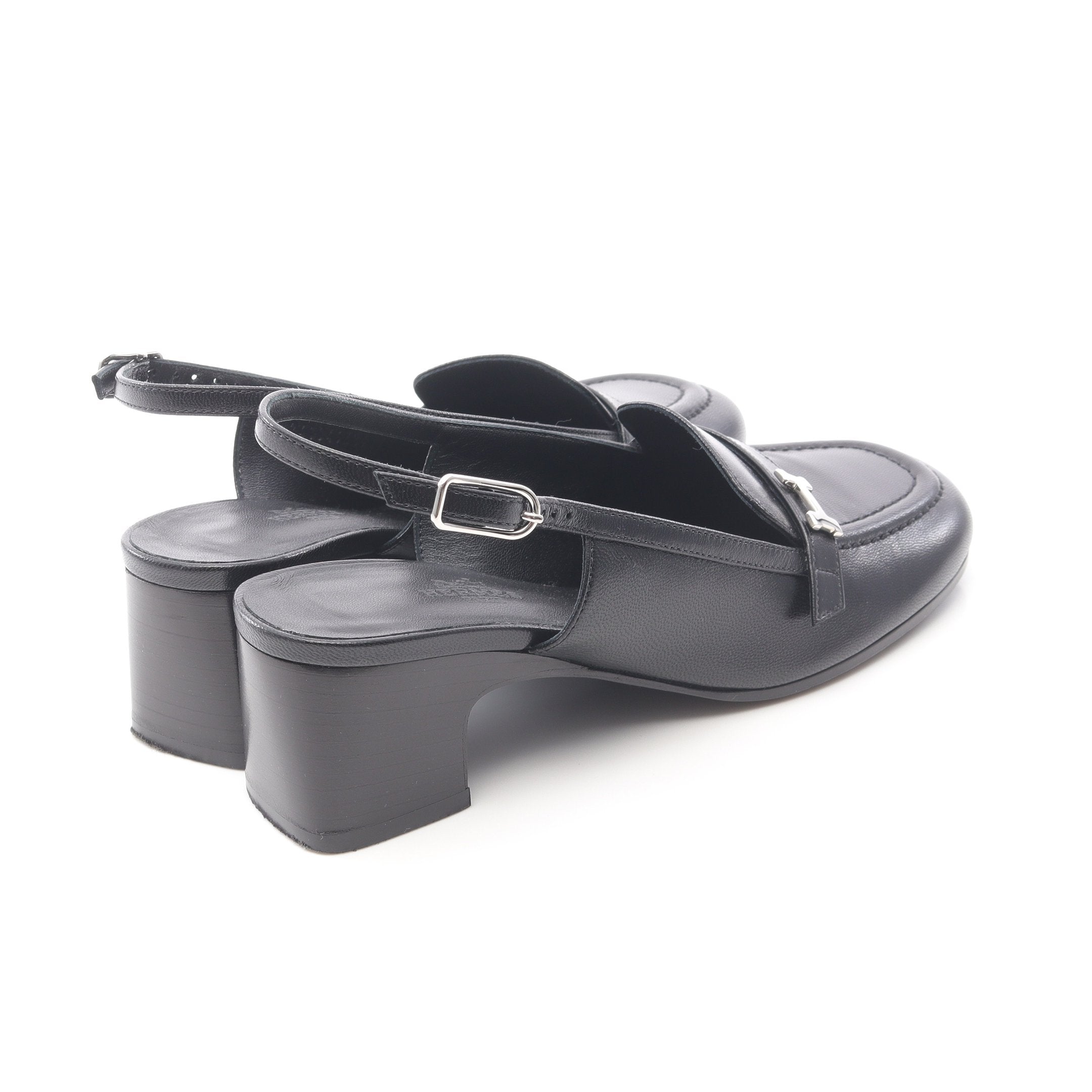 アンフィニ パンプス レザー ブラック エルメス – RECLO