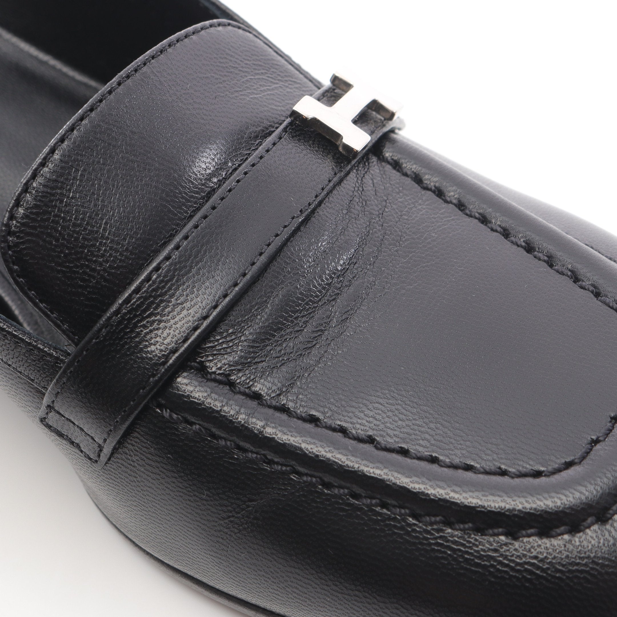 アンフィニ パンプス レザー ブラック エルメス – RECLO