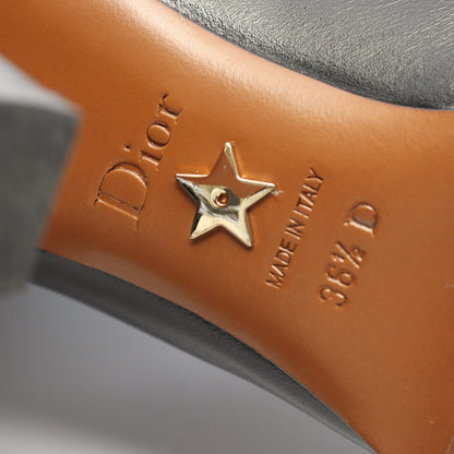 ロング ブーツ レザー ブラック クリスチャンディオール シューズ Christian Dior