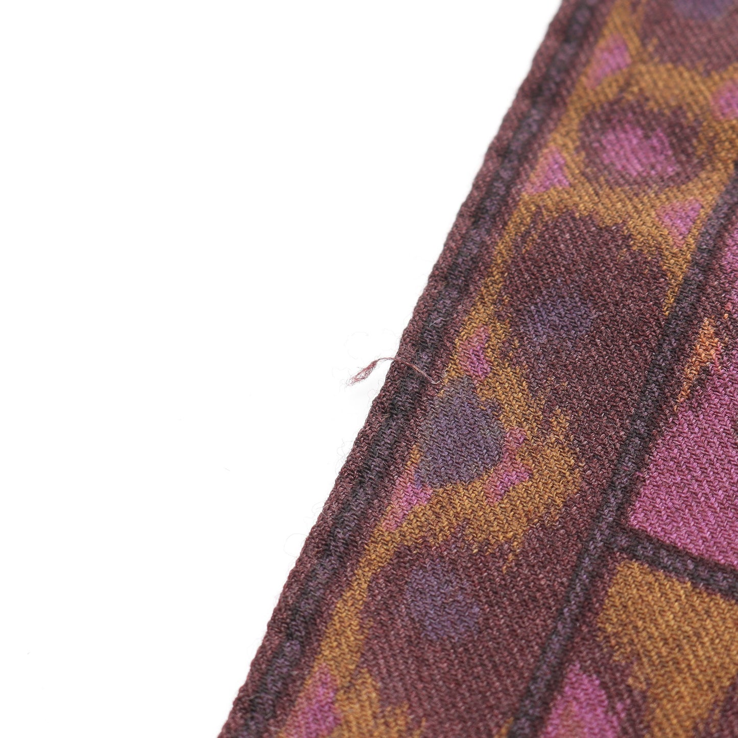 ストール ショール ペイズリー柄 ウール シルク ダークブラウン パープル マルチカラー エトロ 財布・小物 ETRO