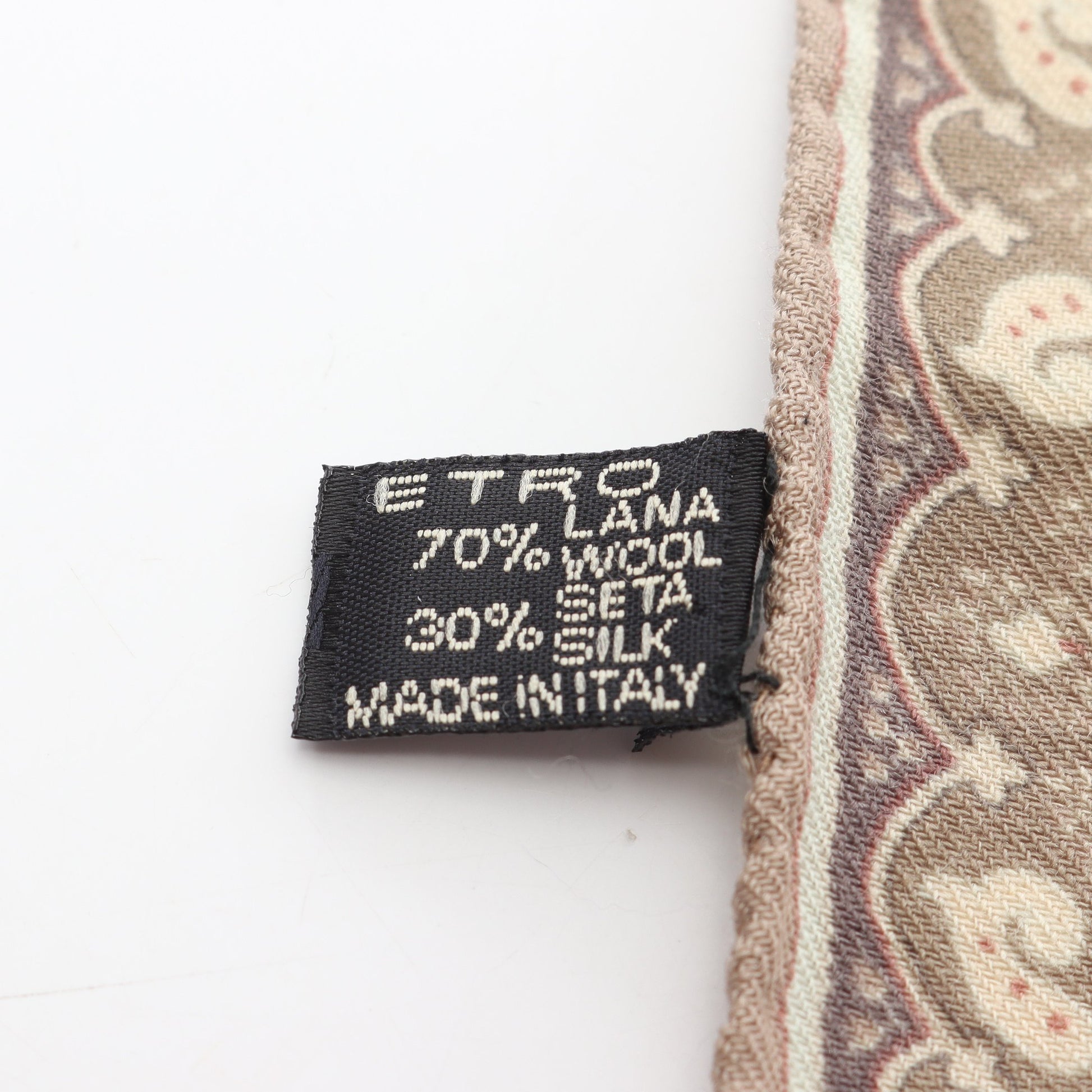 ストール ショール ウール シルク グレーグリーン マルチカラー エトロ 財布・小物 ETRO