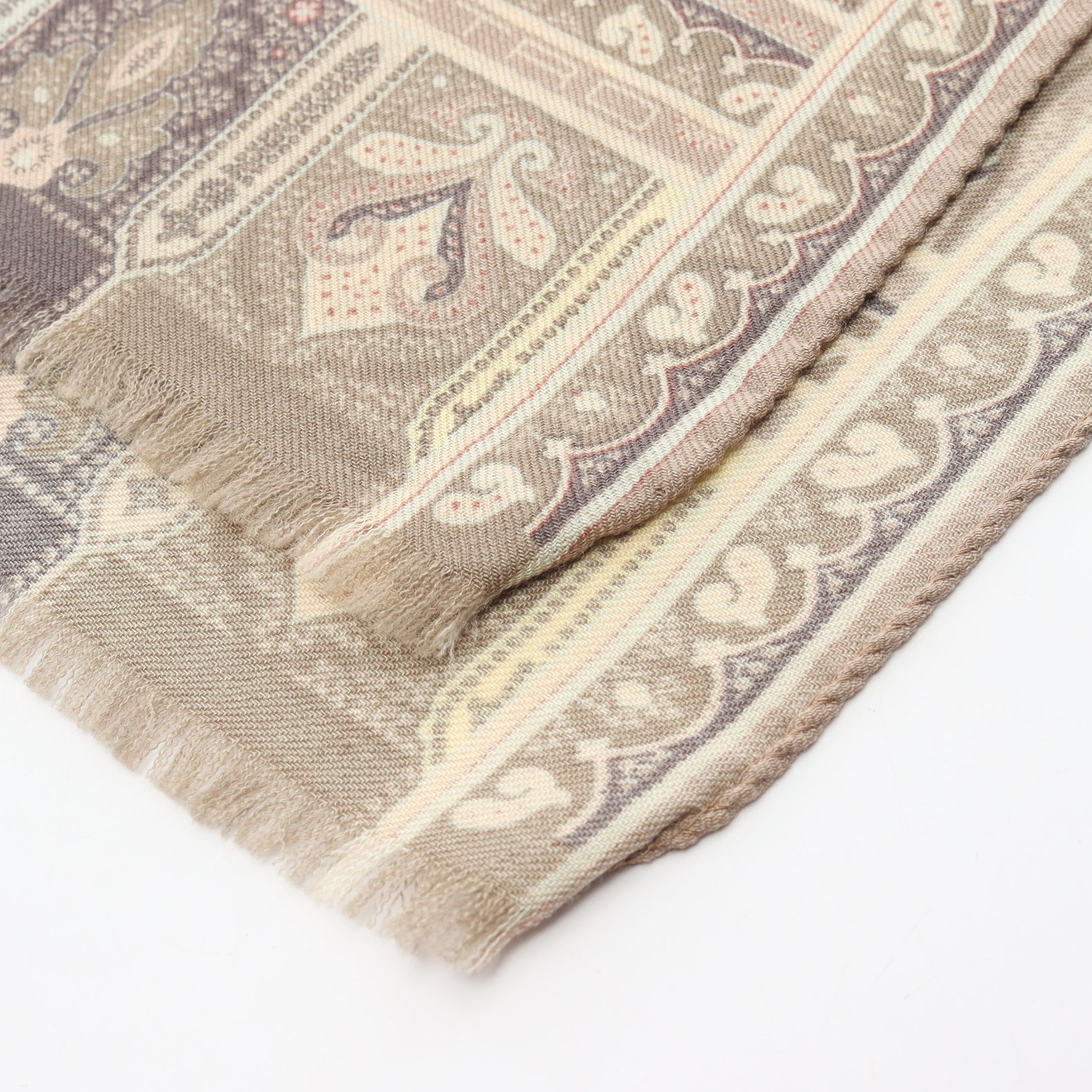 ストール ショール ウール シルク グレーグリーン マルチカラー エトロ 財布・小物 ETRO
