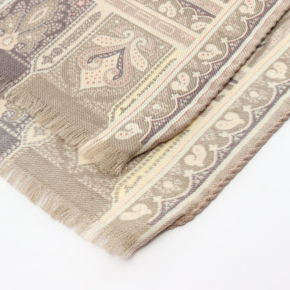 ストール ショール ウール シルク グレーグリーン マルチカラー エトロ 財布・小物 ETRO
