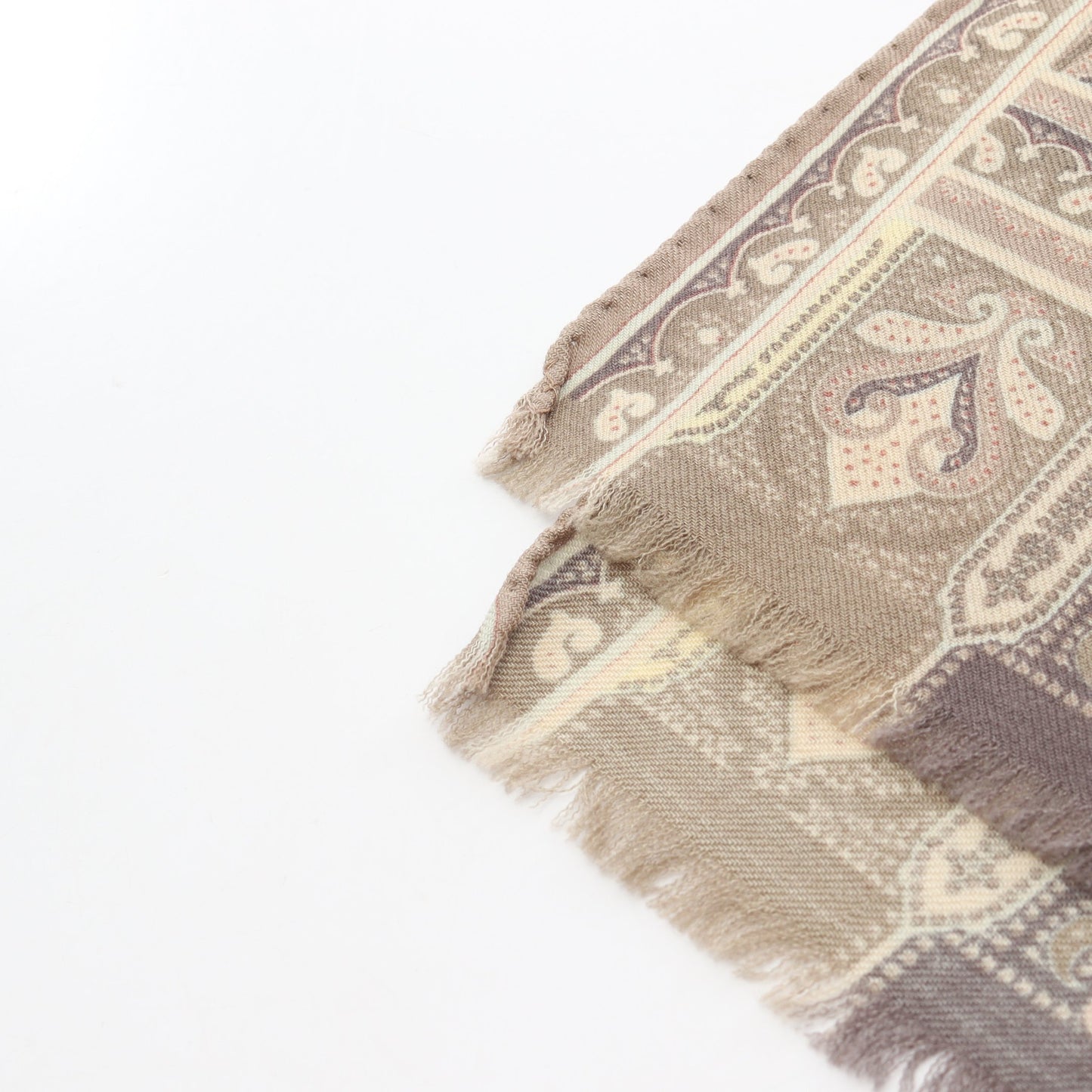 ストール ショール ウール シルク グレーグリーン マルチカラー エトロ 財布・小物 ETRO
