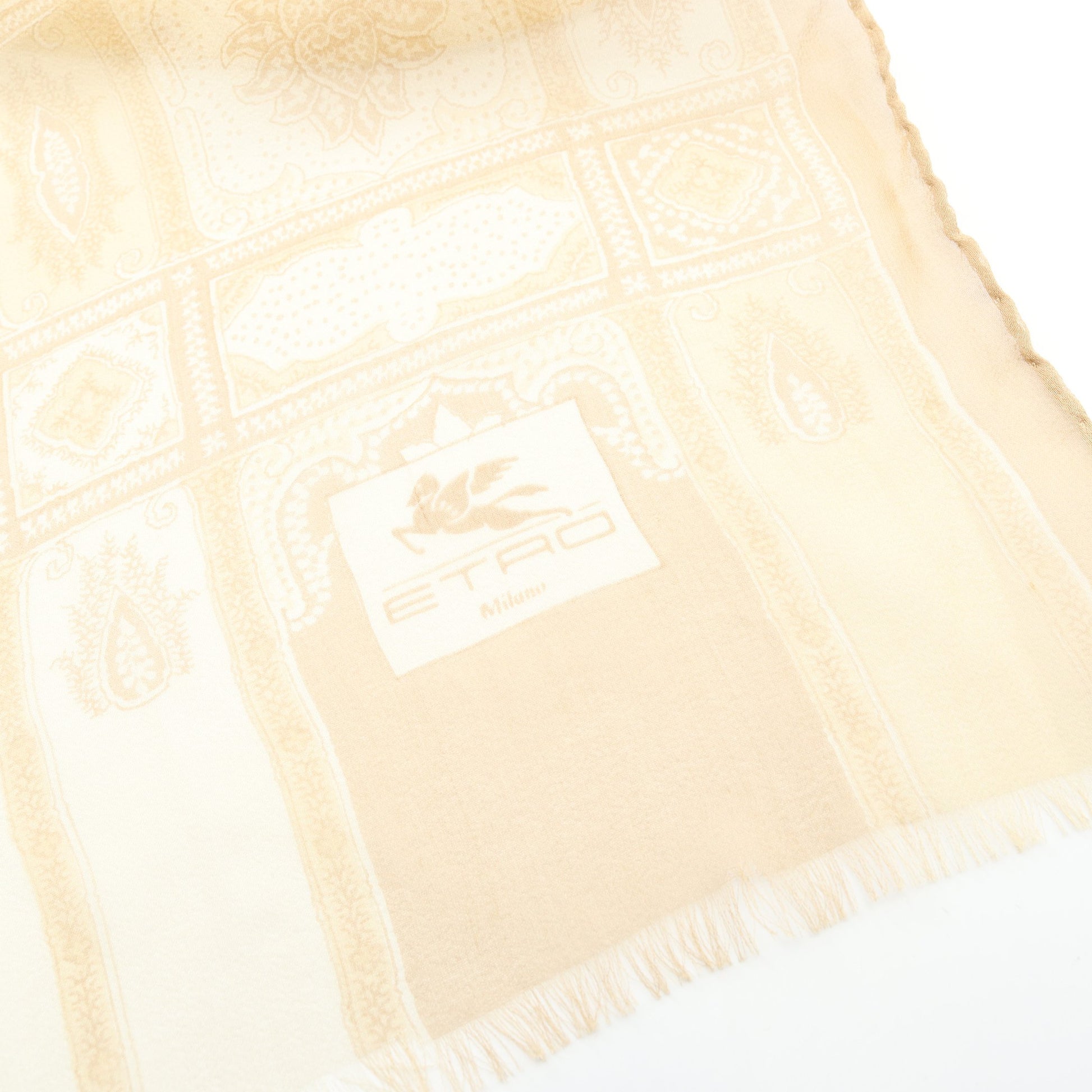 スカーフ シルク ベージュ エトロ 財布・小物 ETRO