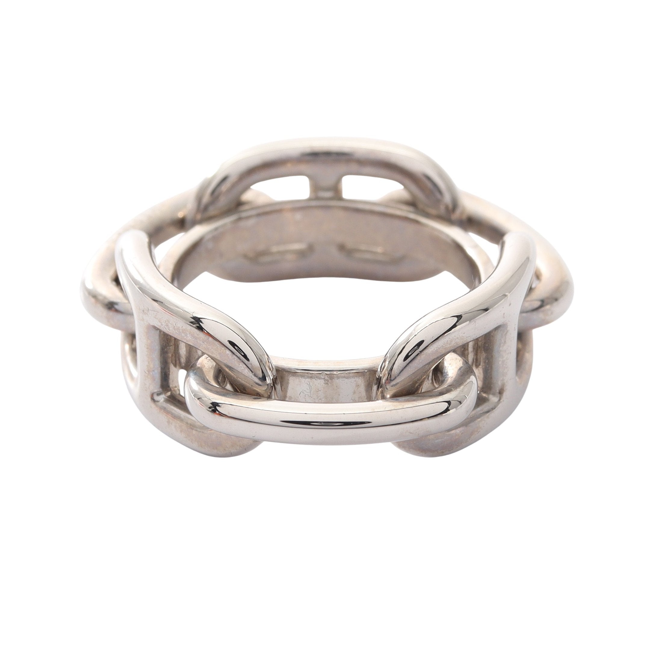 新品　エルメス　シェーヌダンクル　スカーフリング　シルバー シェーヌダンクル スカーフリング シルバー エルメス – RECLO