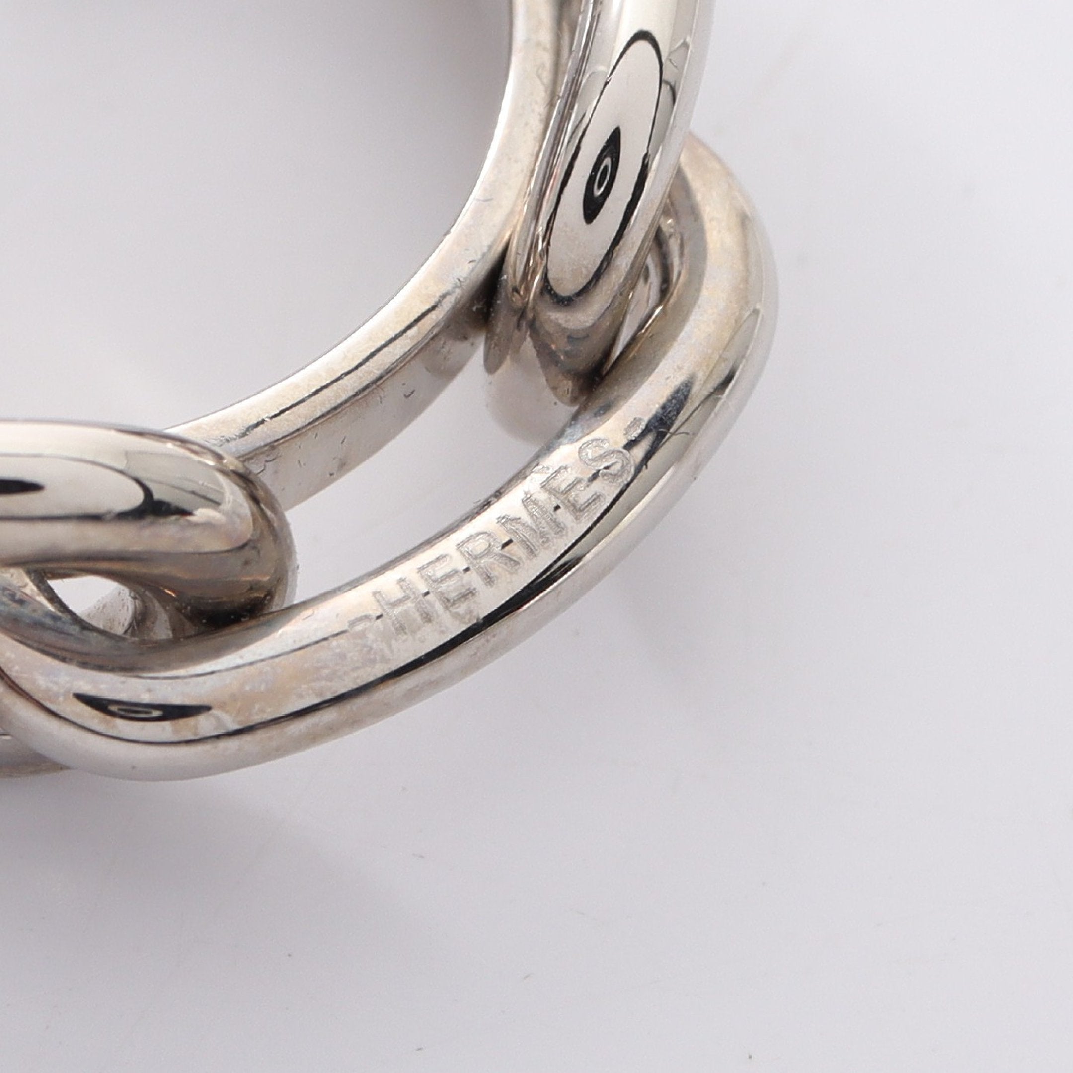 シェーヌダンクル スカーフリング シルバー エルメス – RECLO