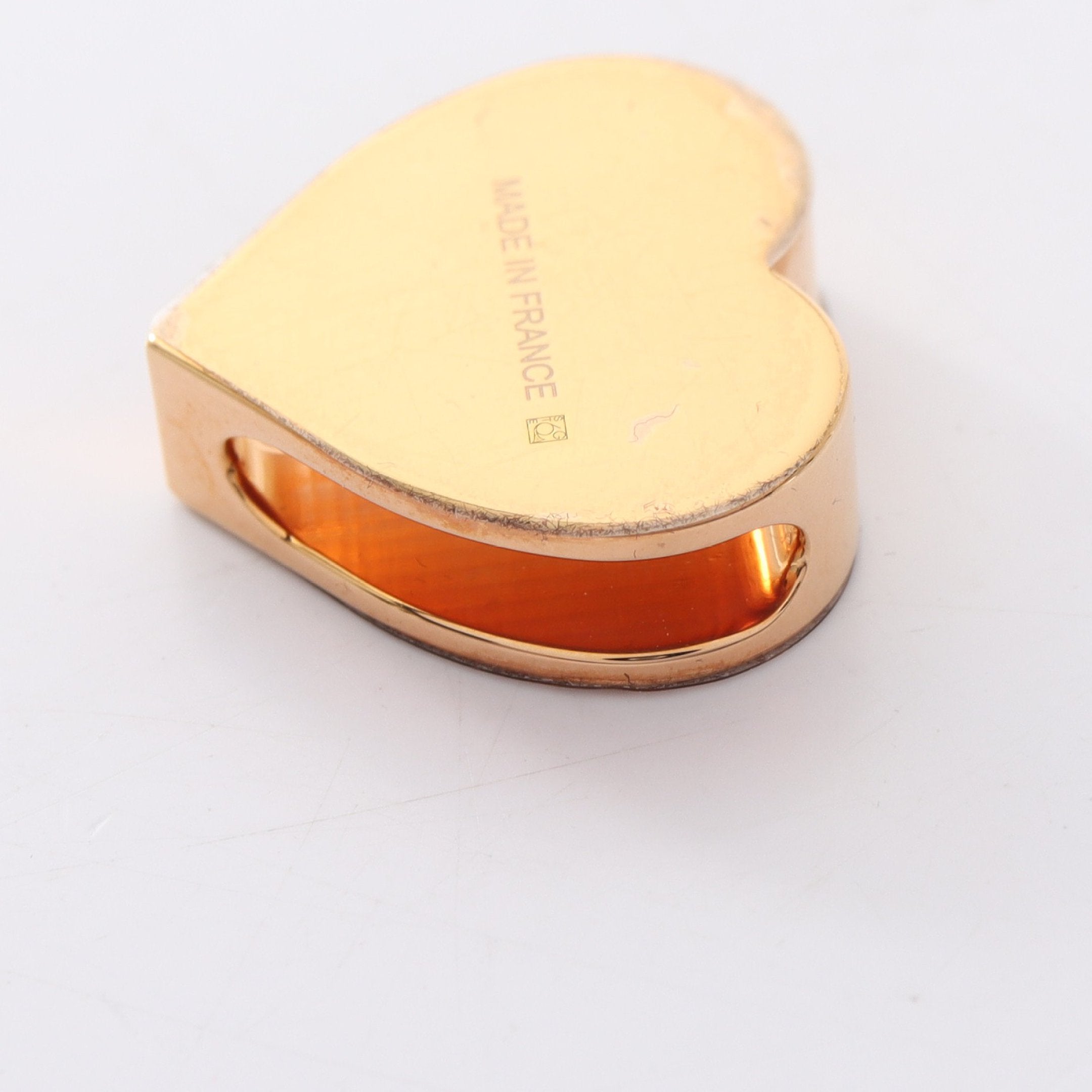 Tonovan1962　エルメス　ツイリーリング　ハート　ピンクゴールド ミニ クー ハート ツイリーリング スカーフリング GP ピンクゴールド