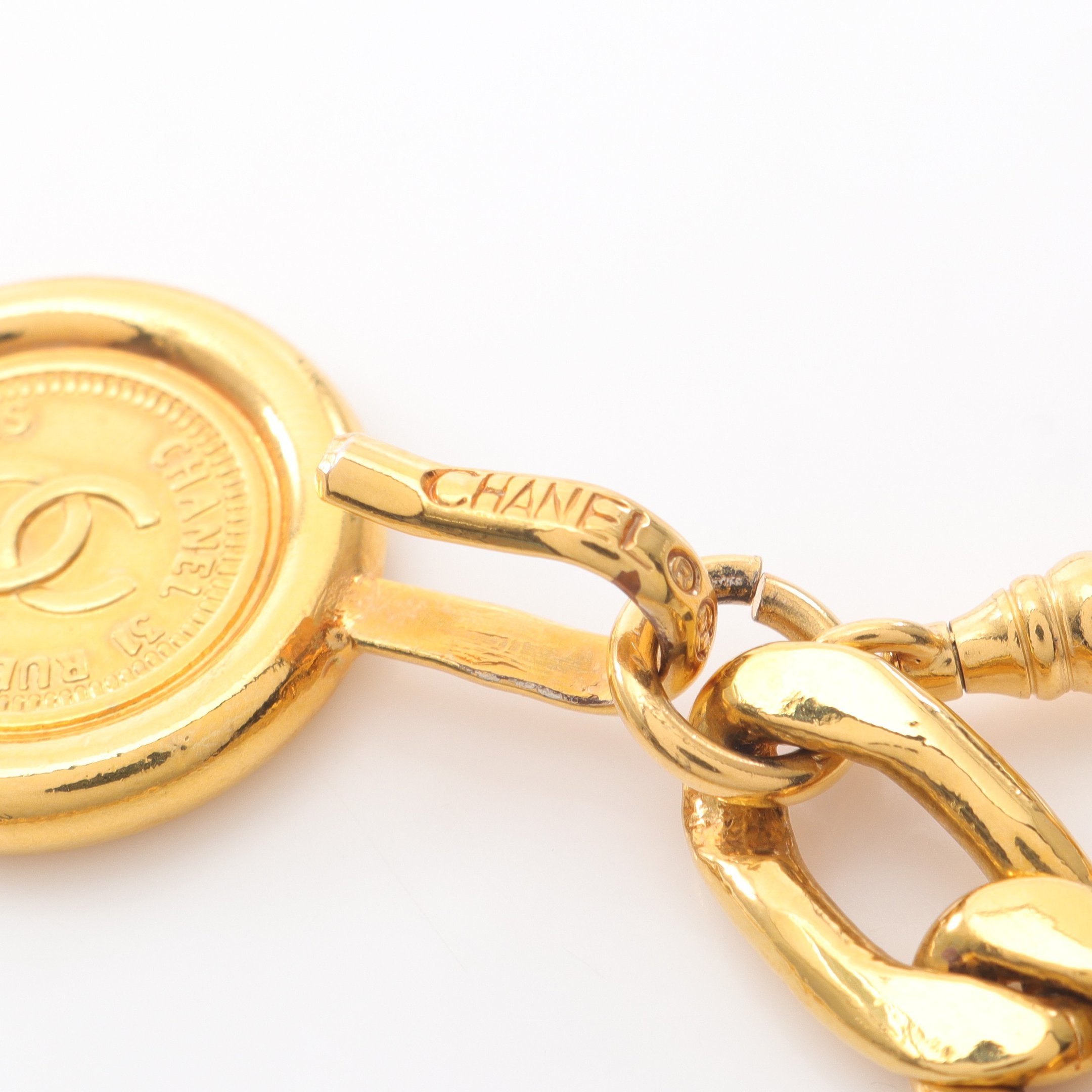 ココマーク チェーンベルト ベルト GP ゴールド 96P シャネル – RECLO