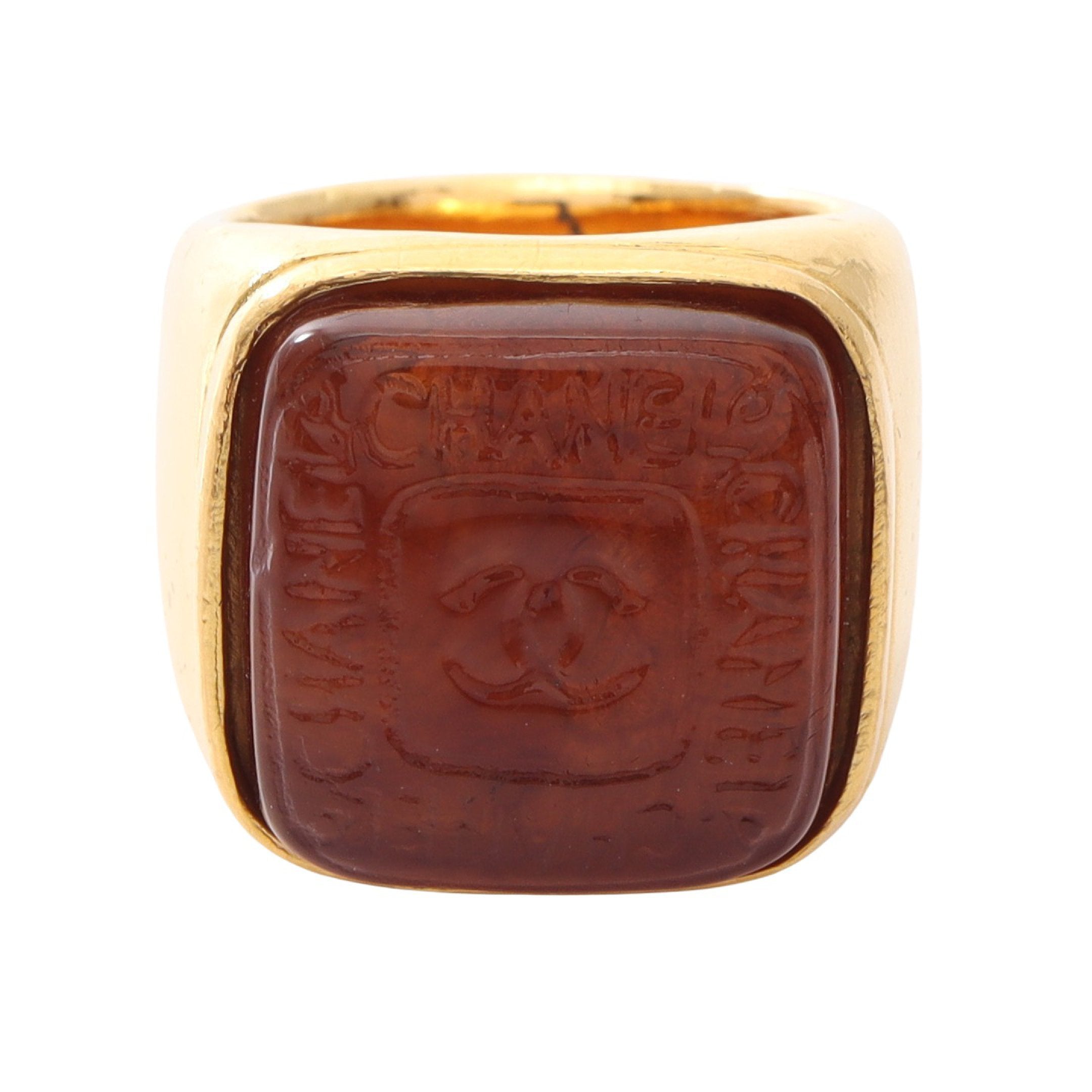 ココマーク リング 指輪 GP ゴールド ヴィンテージ シャネル – RECLO