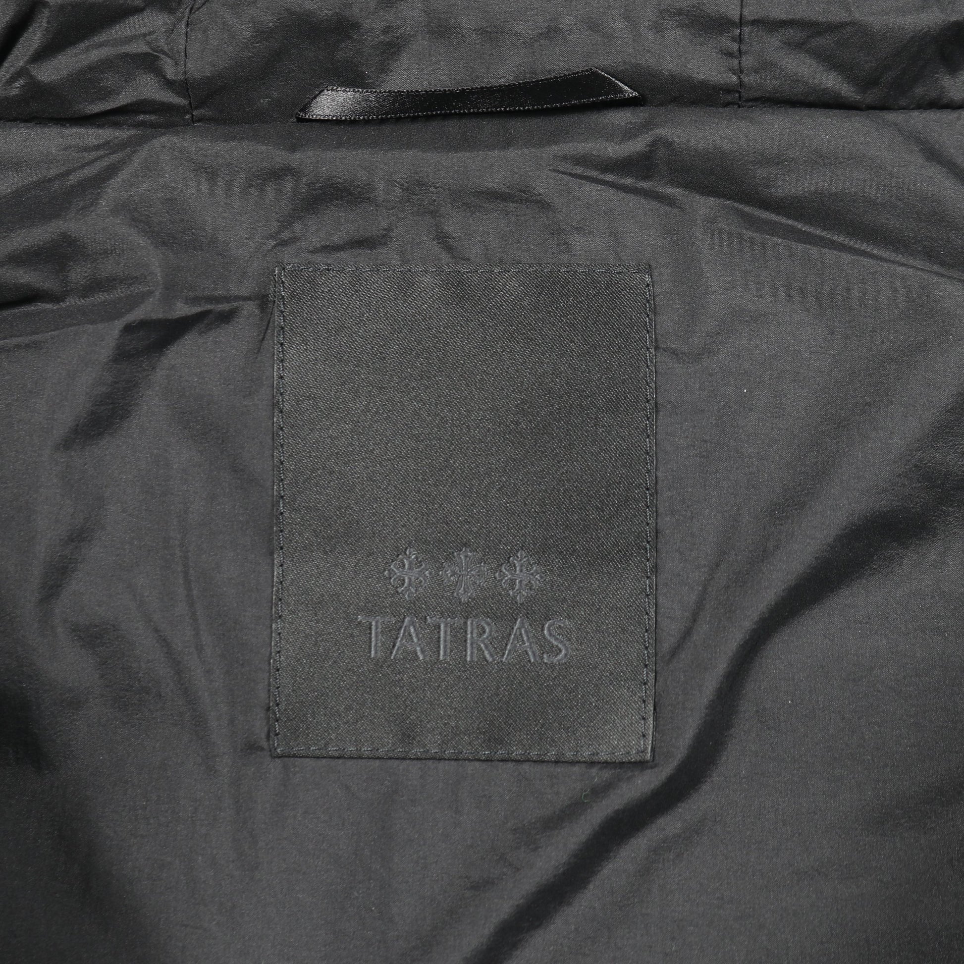 GRIF グリフ ダウンジャケット ナイロン ウール ブラック ニット切替 フード付き タトラス アウター TATRAS