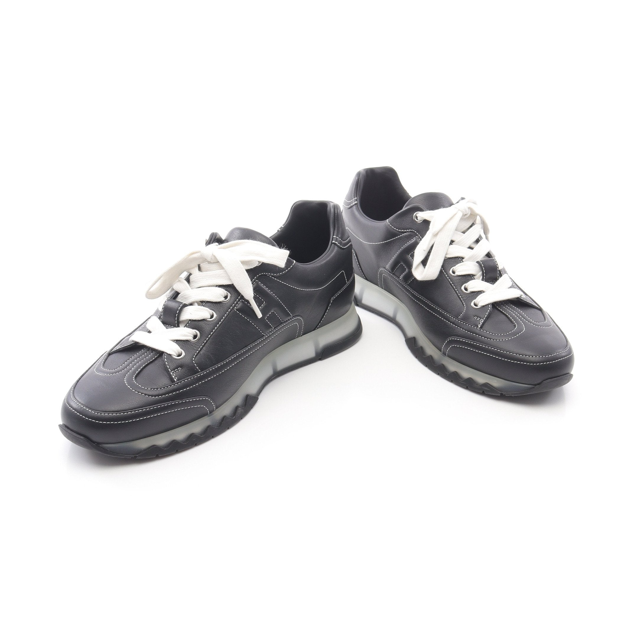 トレイル スニーカー レザー ブラック エルメス – RECLO